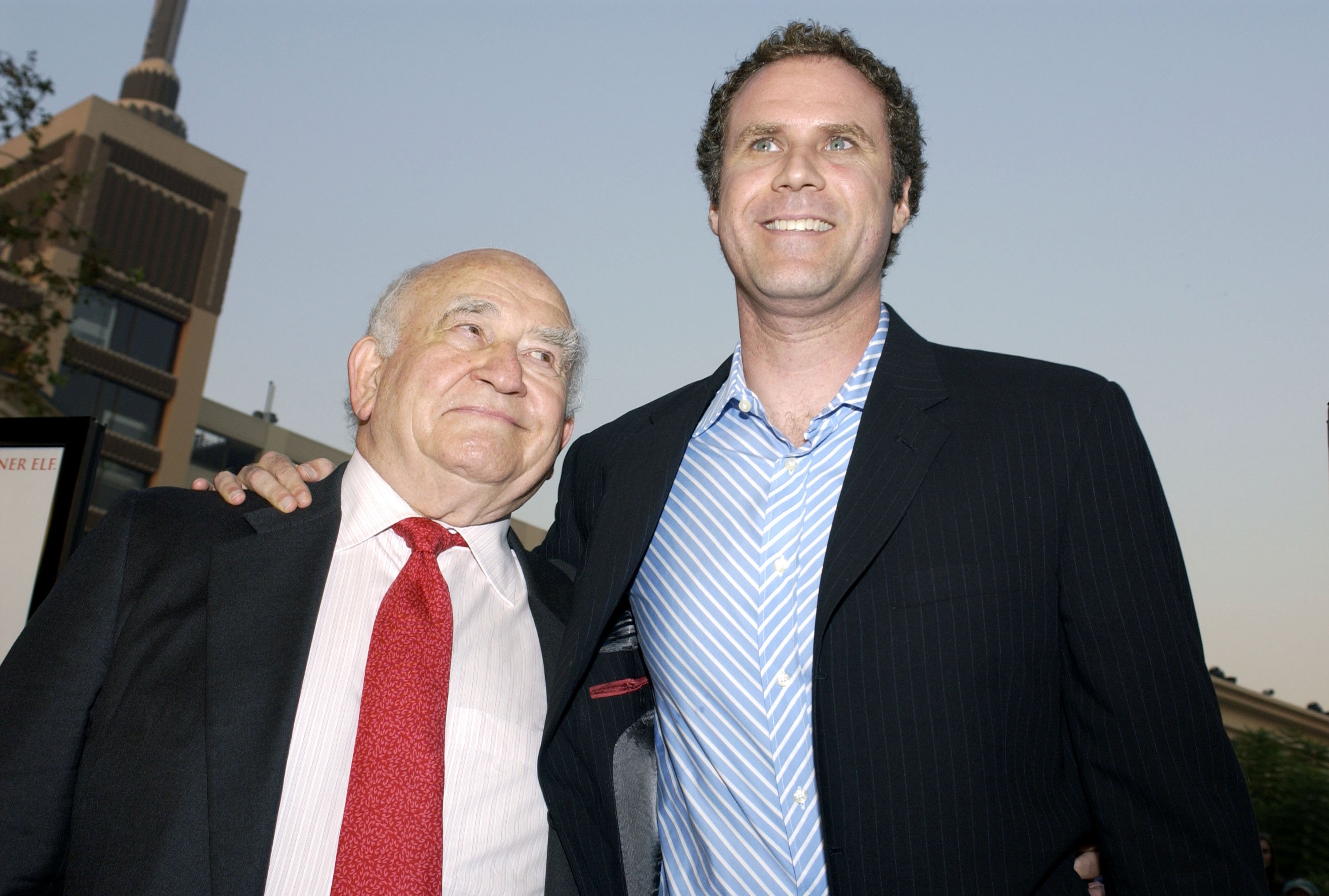 Will Ferrell and Ed Asner