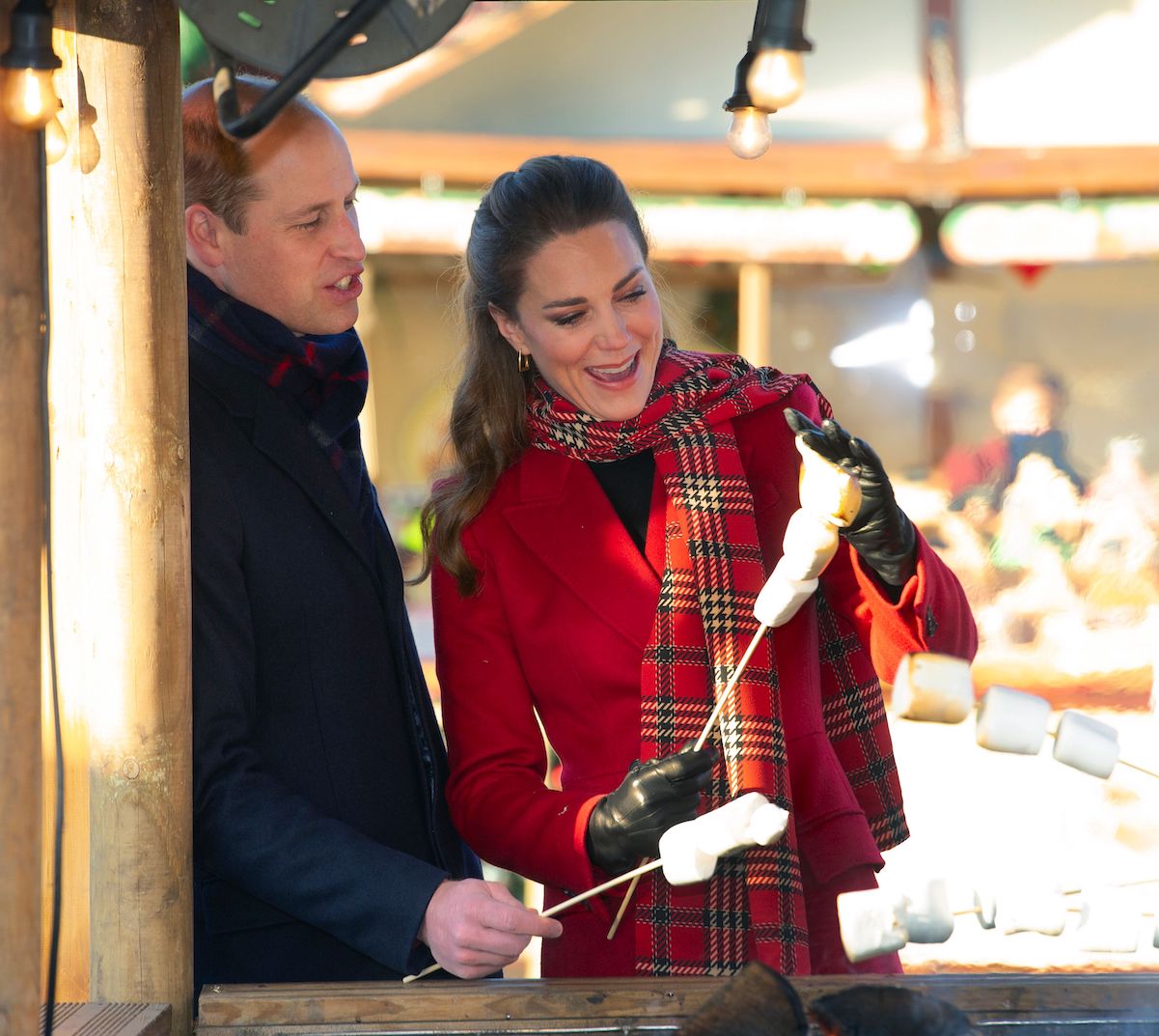 Kate Middleton has a marshmallow mishap while in Cardiff