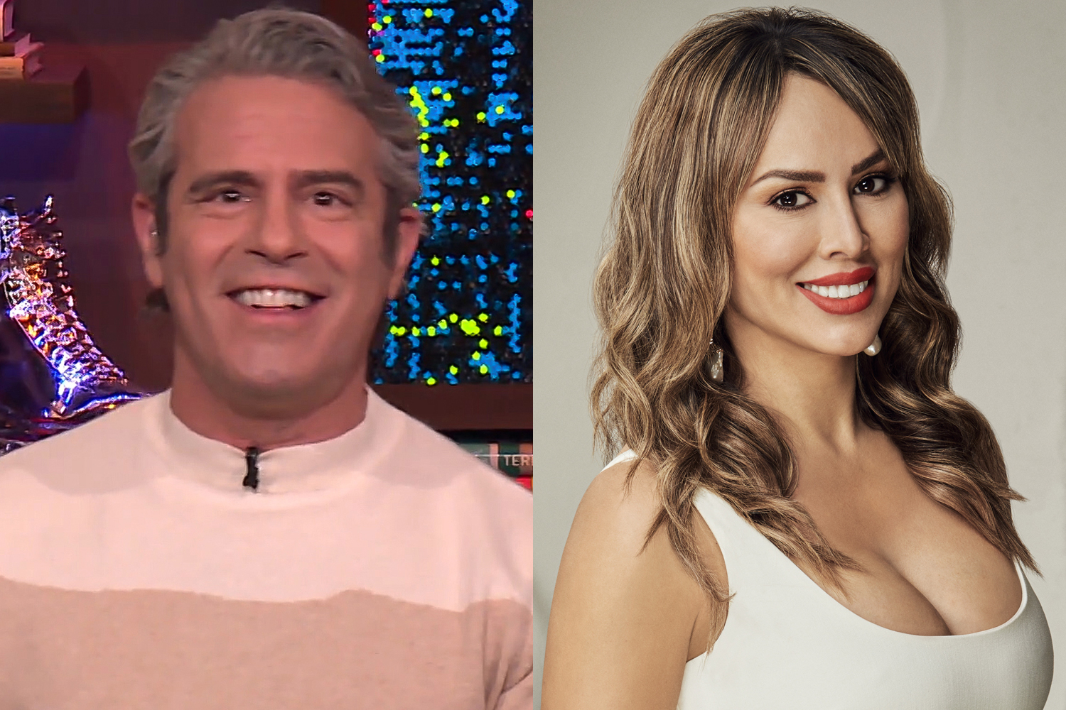 Andy Cohen and Kelly Dodd