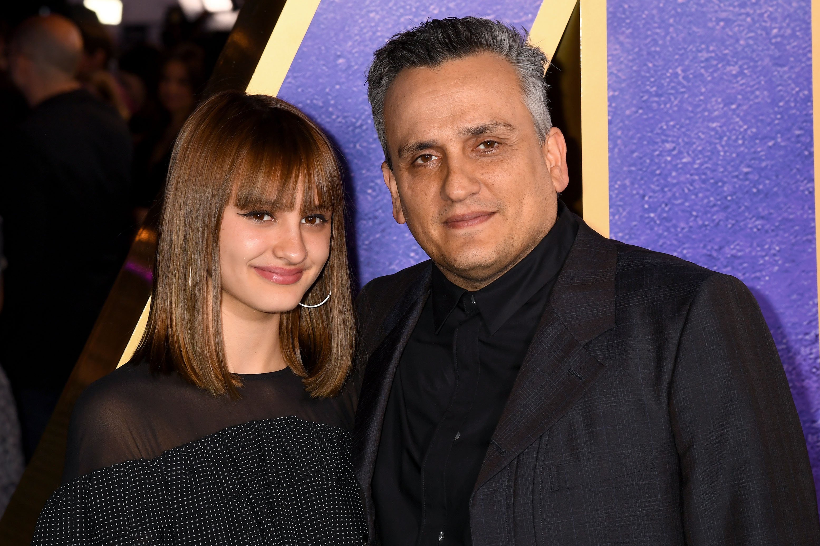 Ava Russo and Joe Russo attend the 'Avengers Endgame' UK Fan Event on April 10, 2019 in London, England.