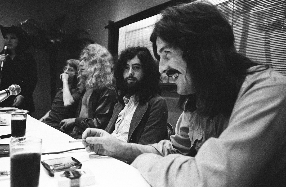 John Bonham with Led Zeppelin in 1971