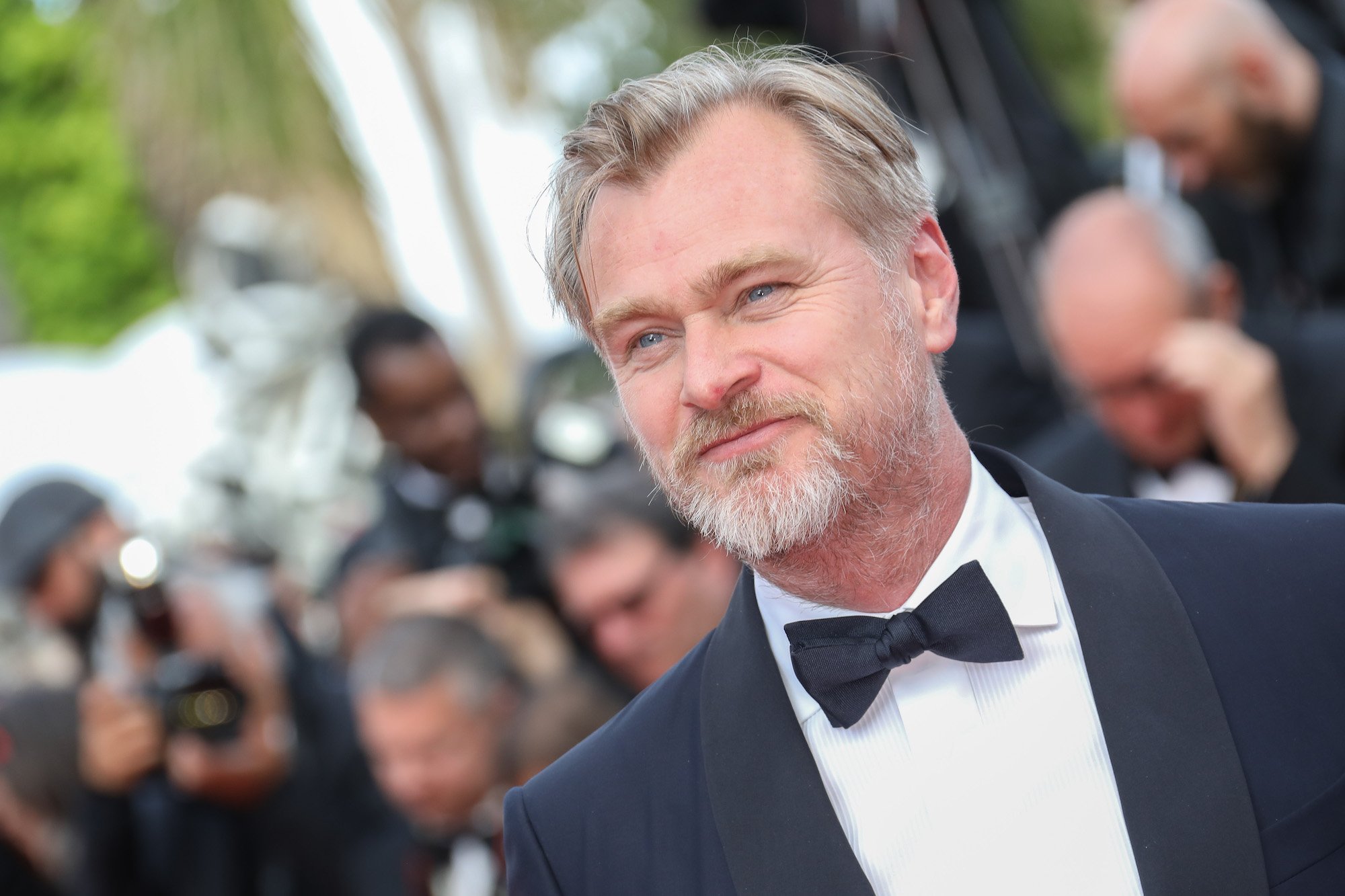 Christopher Nolan at the screening of 'Sink Or Swim (Le Grand Bain)' during the 71st annual Cannes Film Festival at Palais des Festivals on May 13, 2018