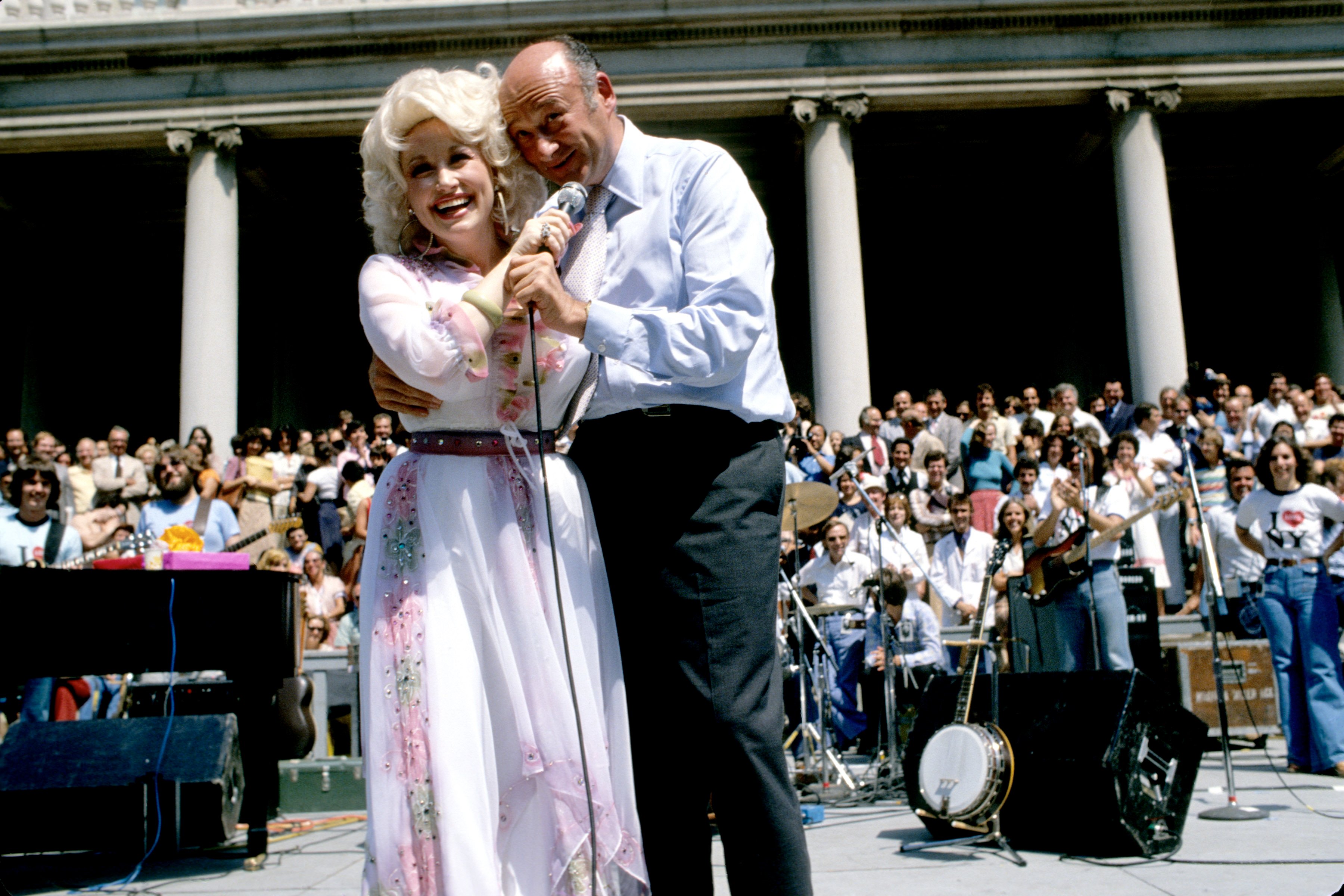 Dolly Parton with Ed Koch