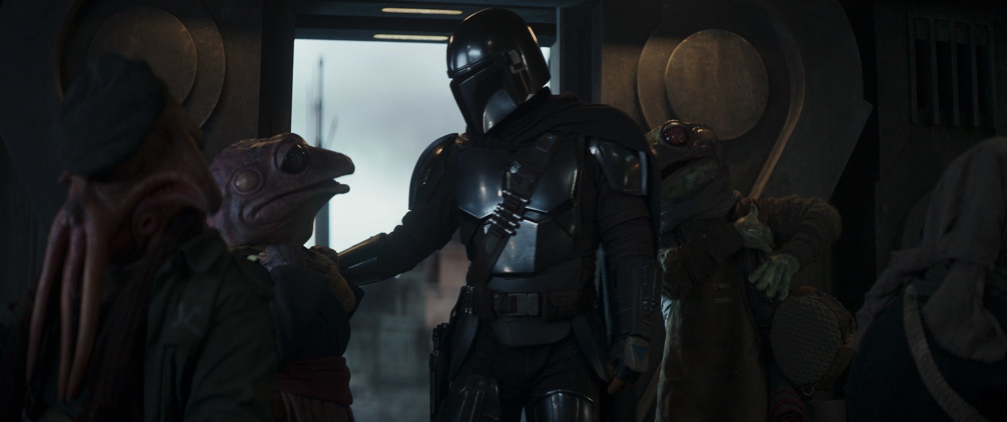 Mando with Frog Lady in 'The Mandalorian' Season 2