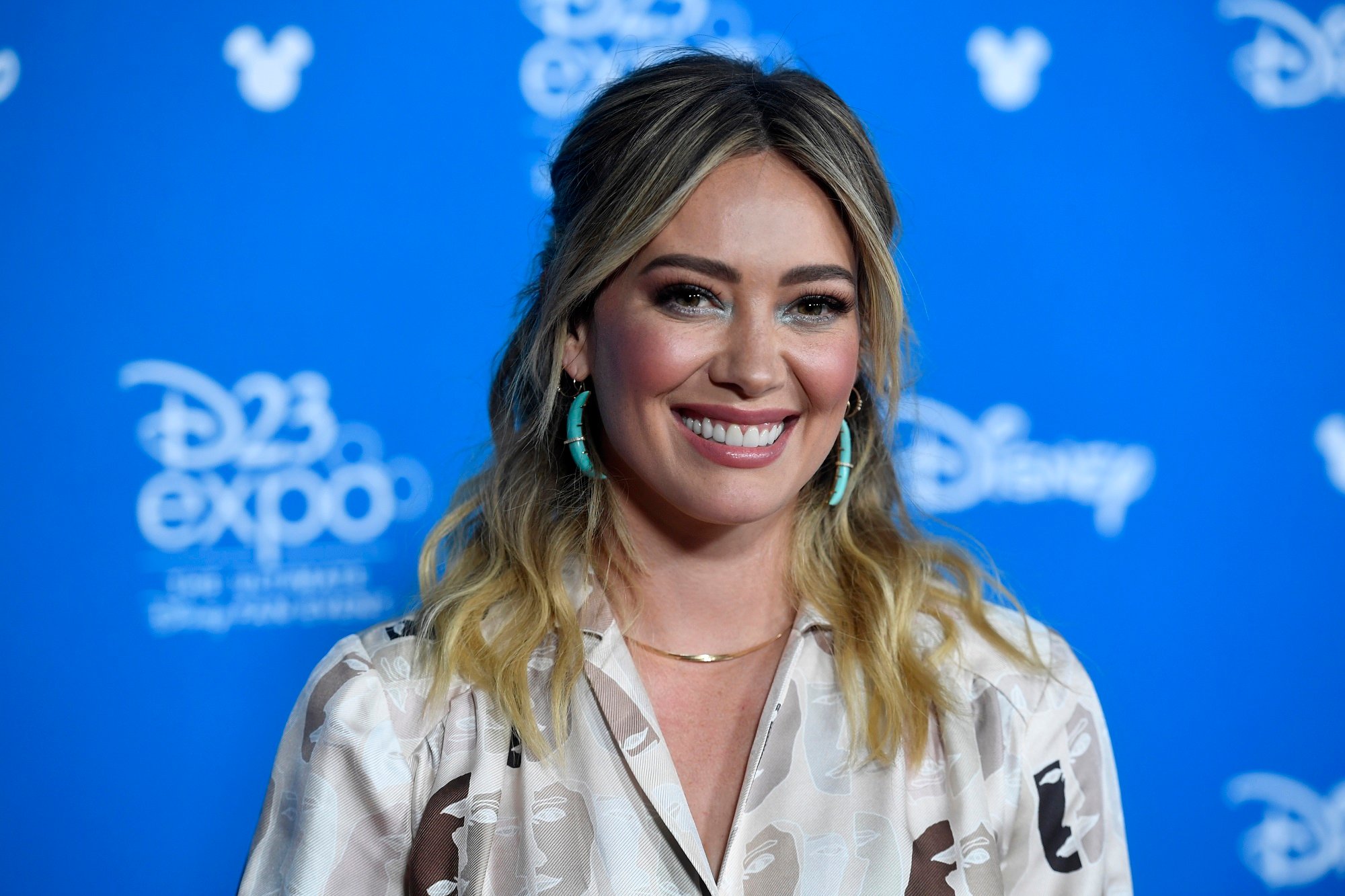 Hilary Duff attends D23 Disney+ Showcase on August 23, 2019 in Anaheim, California. 