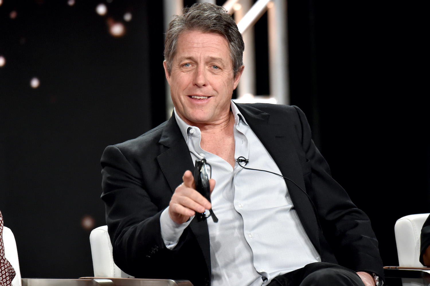 Hugh Grant of 'The Undoing' appears onstage during the HBO segment of the 2020 Winter Television Critics Association Press Tour