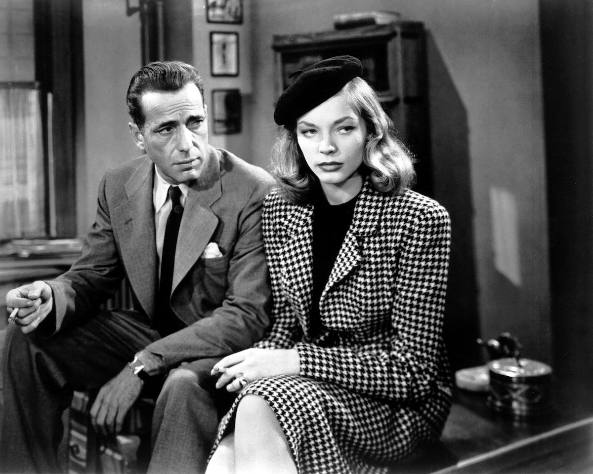 Humphrey Bogart and Lauren Bacall in The Big Sleep