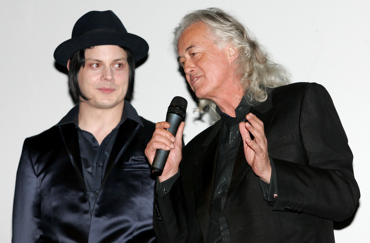 Jack White with Jimmy Page