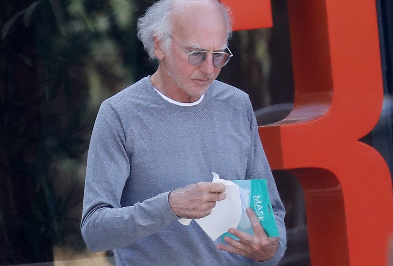 Larry David with mask