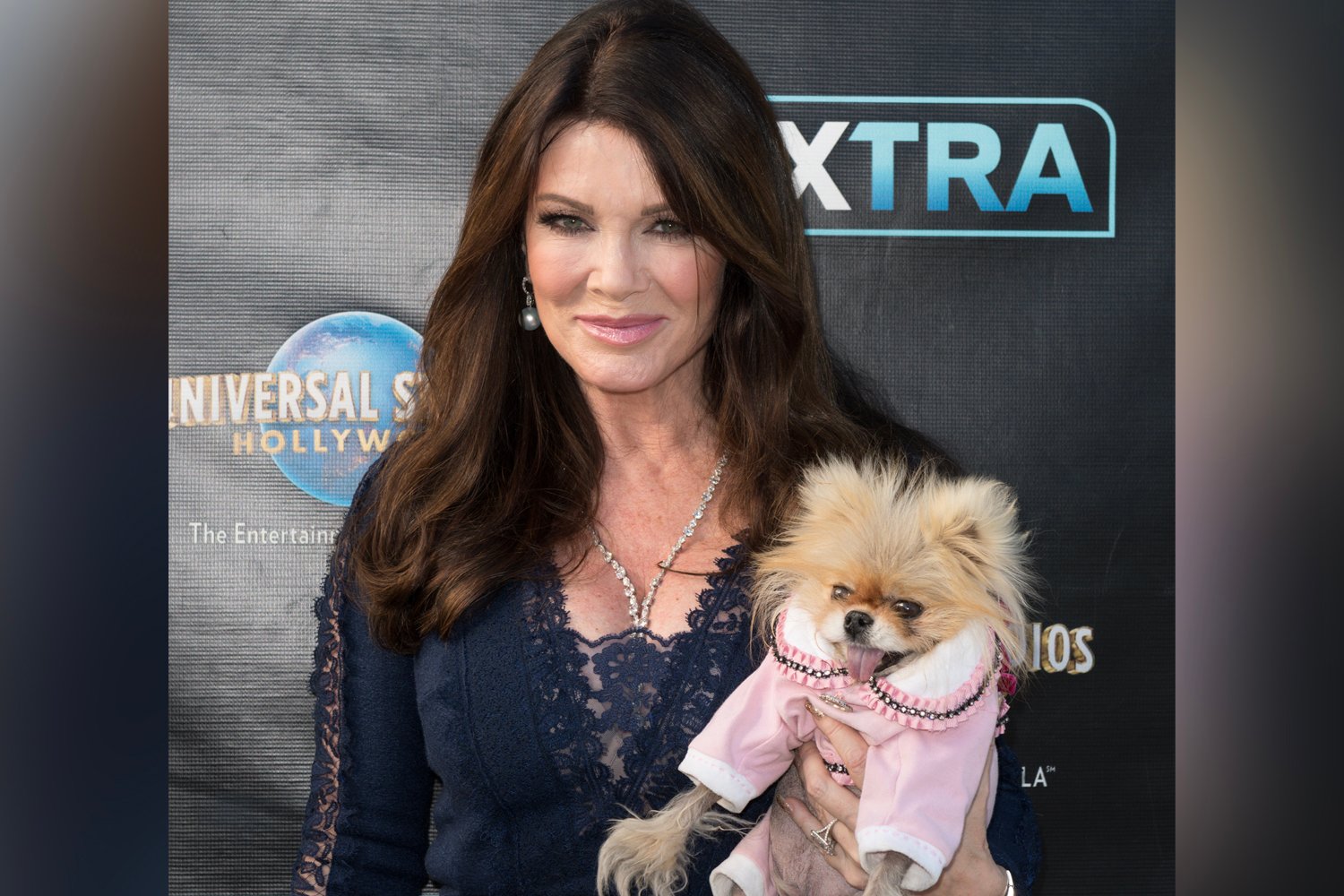 Lisa Vanderpump and her dog Giggy