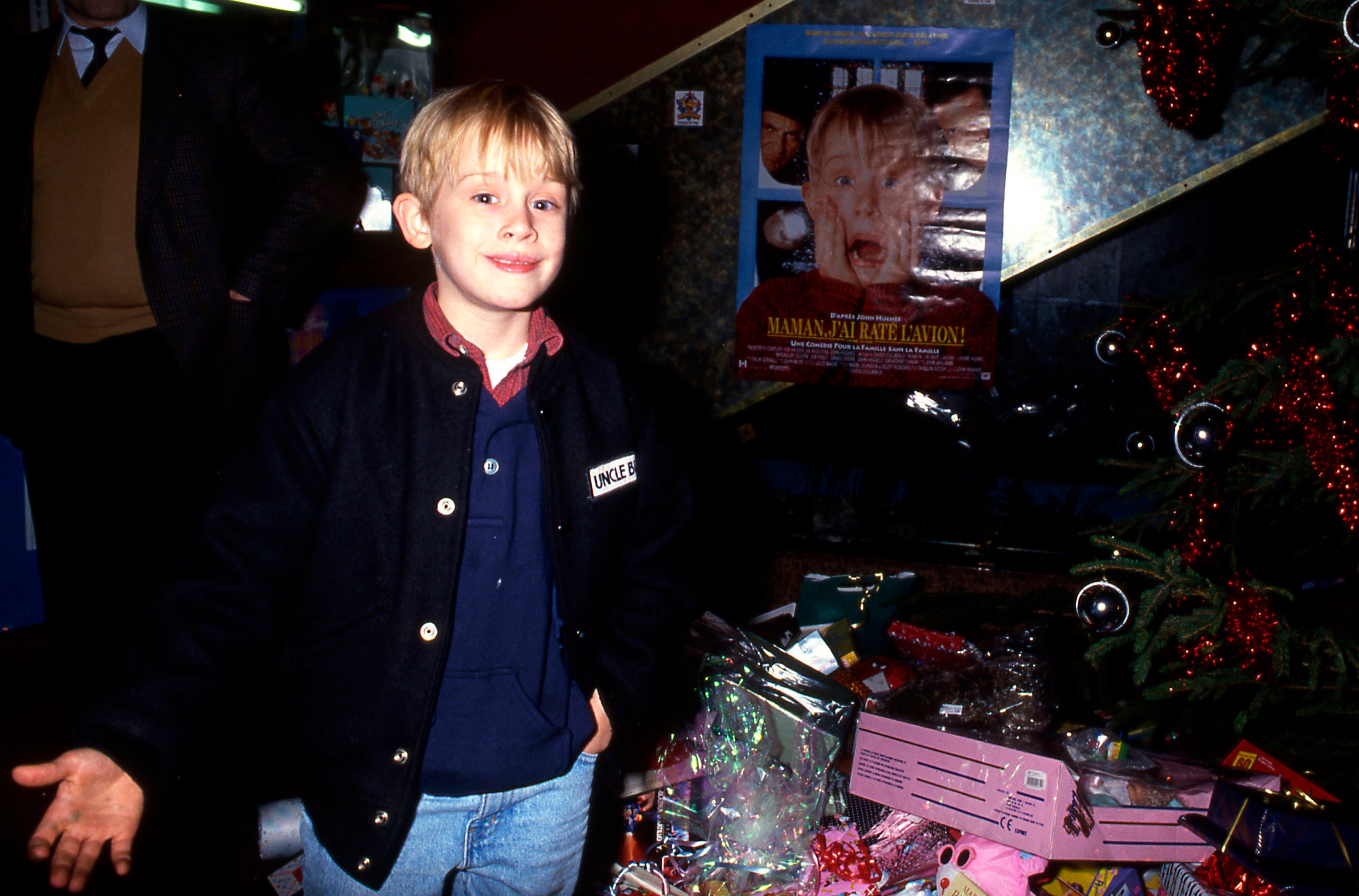 Macaulay Culkin in Paris, France on Dec. 11, 1990