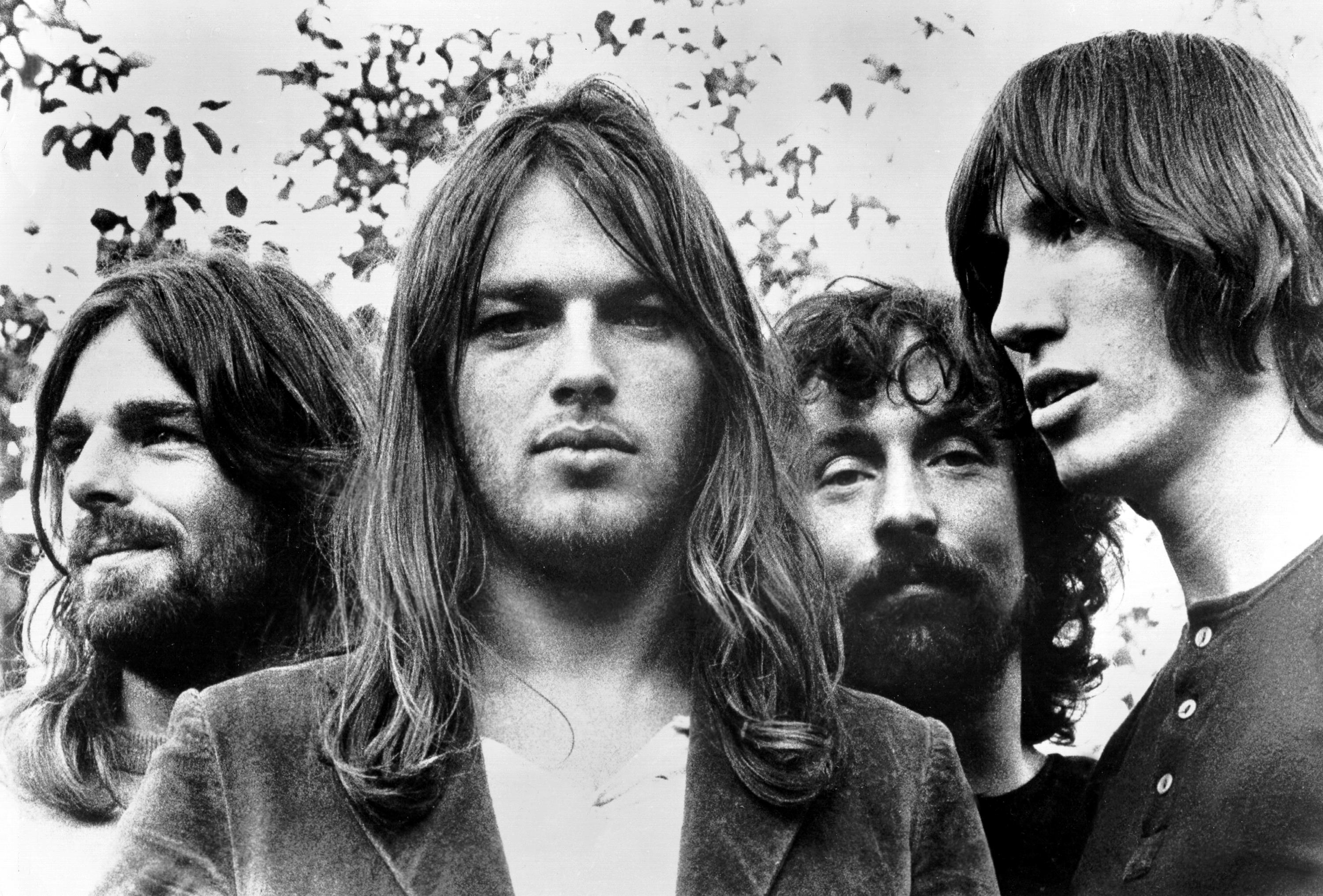 Pink Floyd's Rick Wright, Dave Gilmour, Nick Mason, and Roger Waters