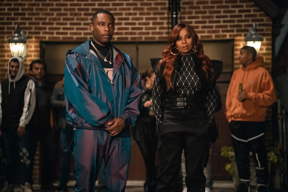 Woody McClain and Mary J. Blige in 'Power Book II: Ghost'