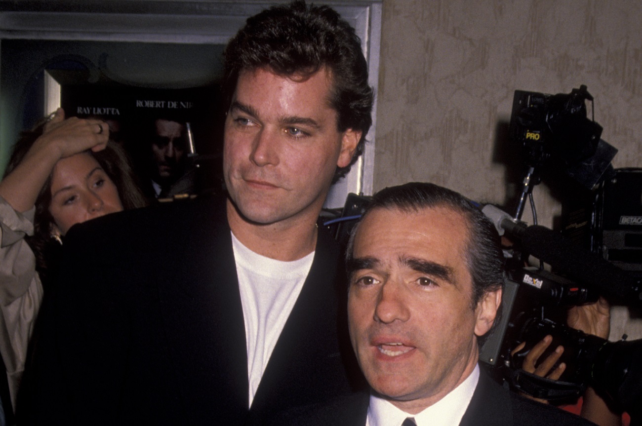 Ray Liotta with Martin Scorsese at 'Goodfellas' screeening