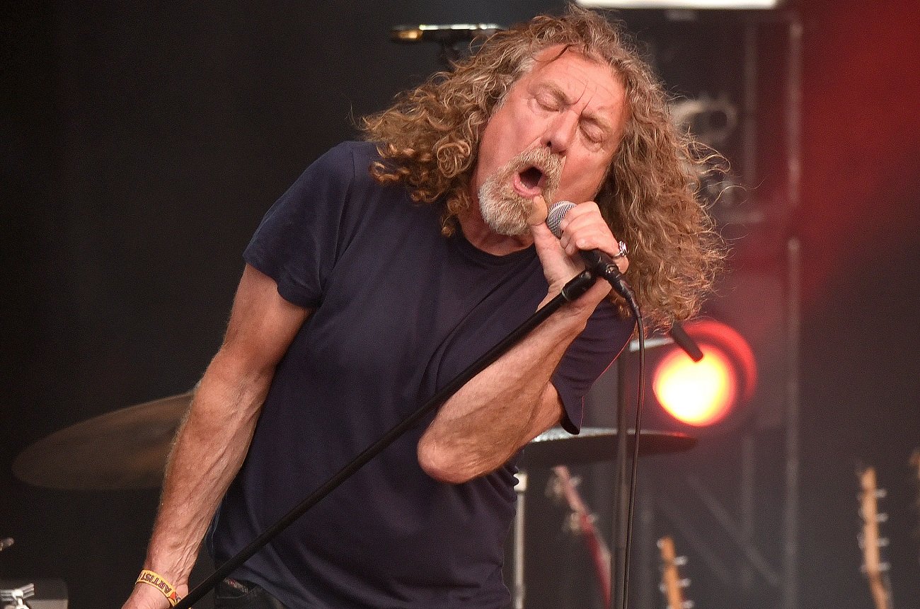 Robert Plant on stage in 2015