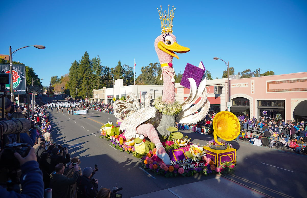 Rose Parade float 