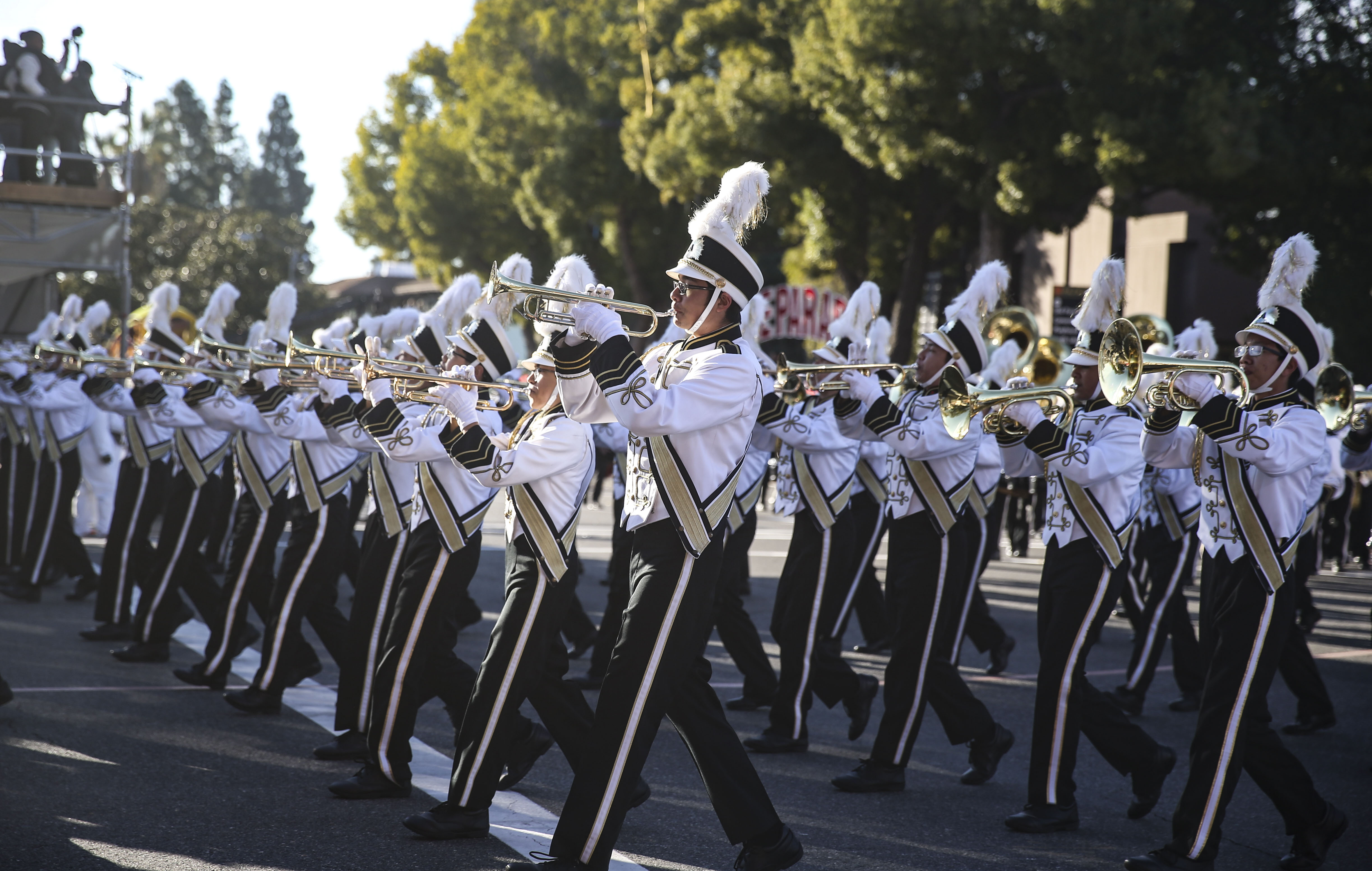 Rose Parade marching band