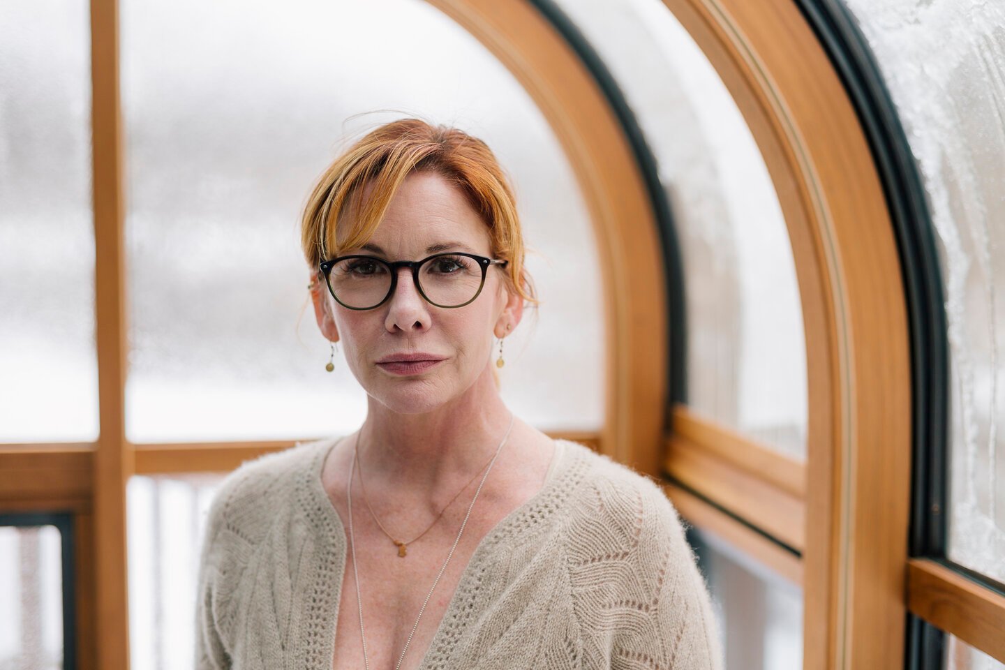 Melissa Gilbert sits for a portrait in her home