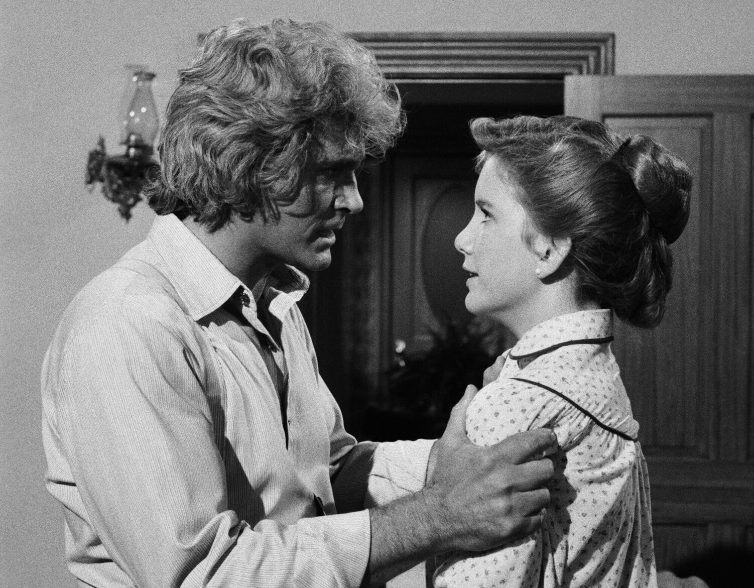 Michael Landon and Melissa Gilbert