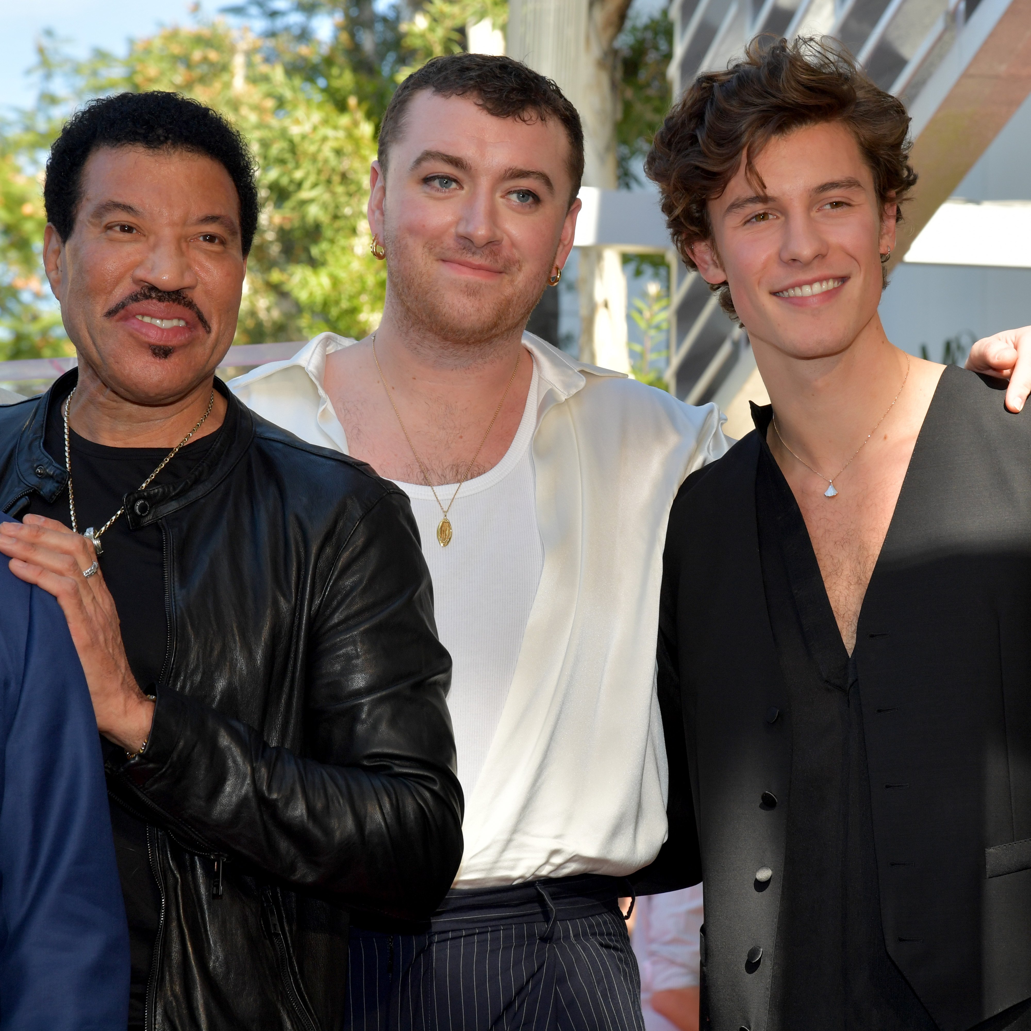 Lionel Richie, Sam Smith, and Shawn Mendes