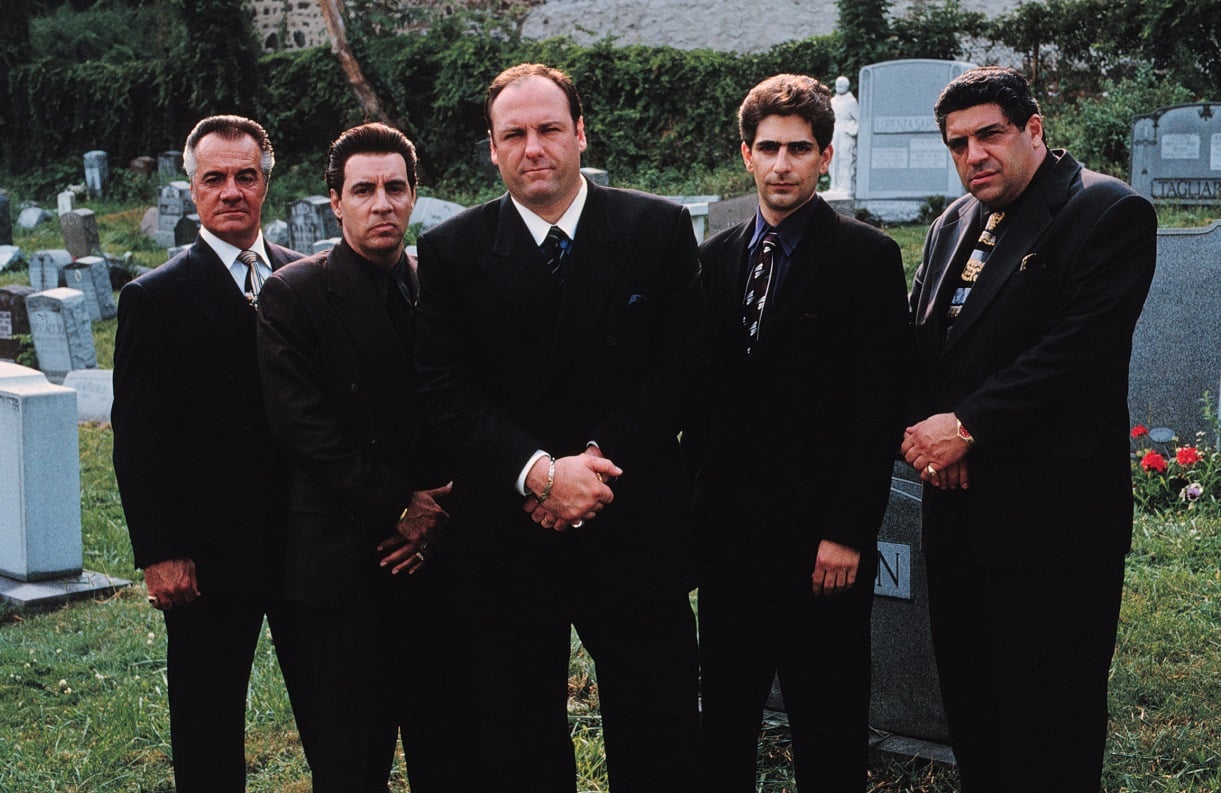 'Sopranos' cast in cemetery