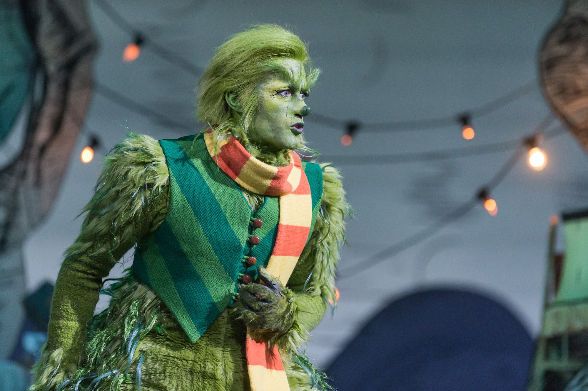 Matthew Morrison as The Grinch in 'DR. SUESS' THE GRINCH MUSICAL' on NBC