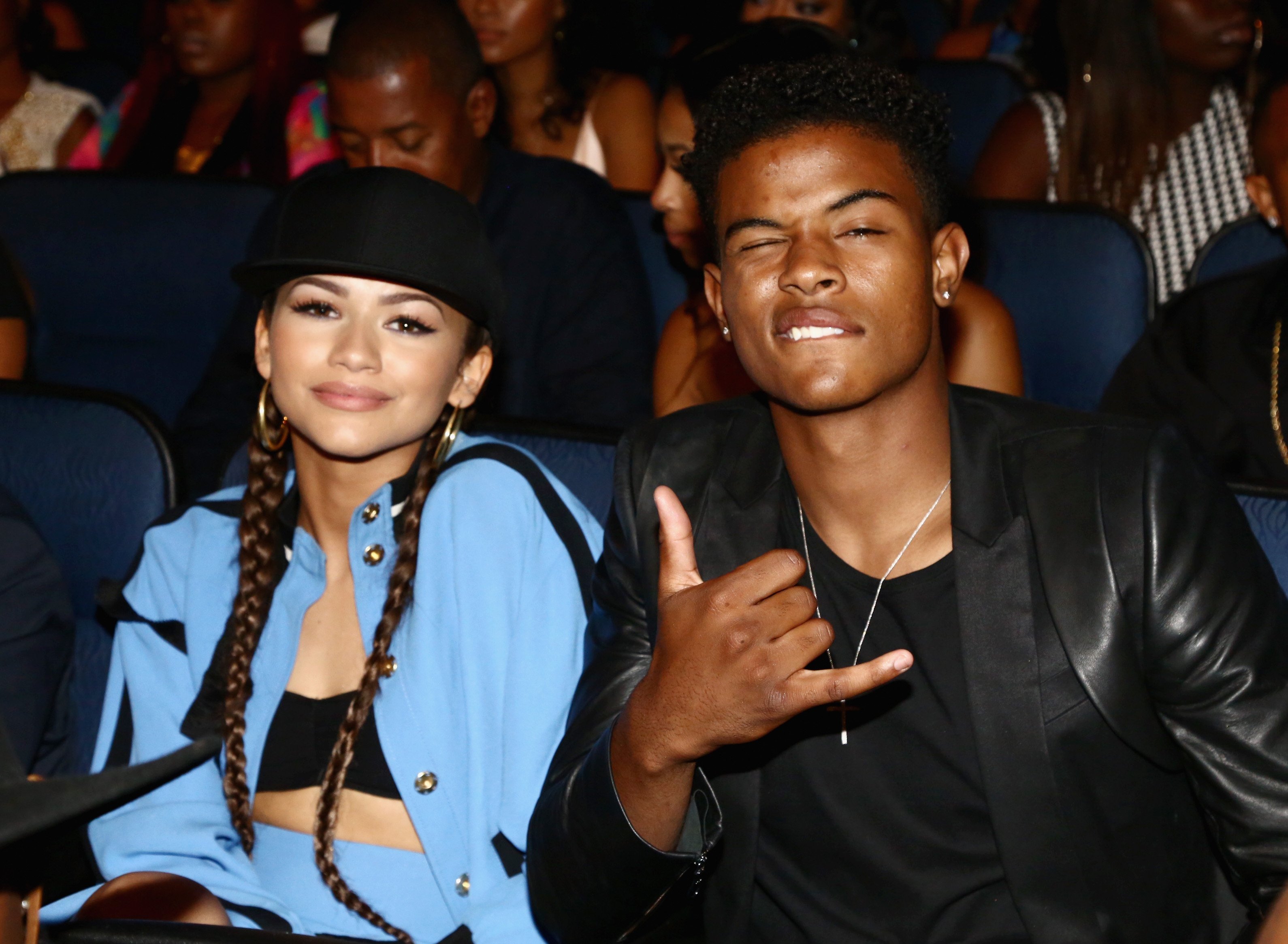 Zendaya and Trevor Jackson in 2014