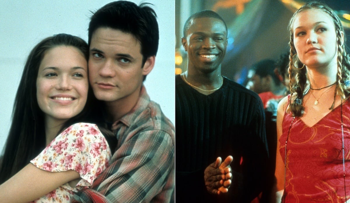 Mandy Moore and Shane West in 'A Walk to Remember' (L), and Sean Patrick Thomas and Julia Stiles in 'Save the Last Dance' (R) | Warner Brothers/Paramount/Getty Images