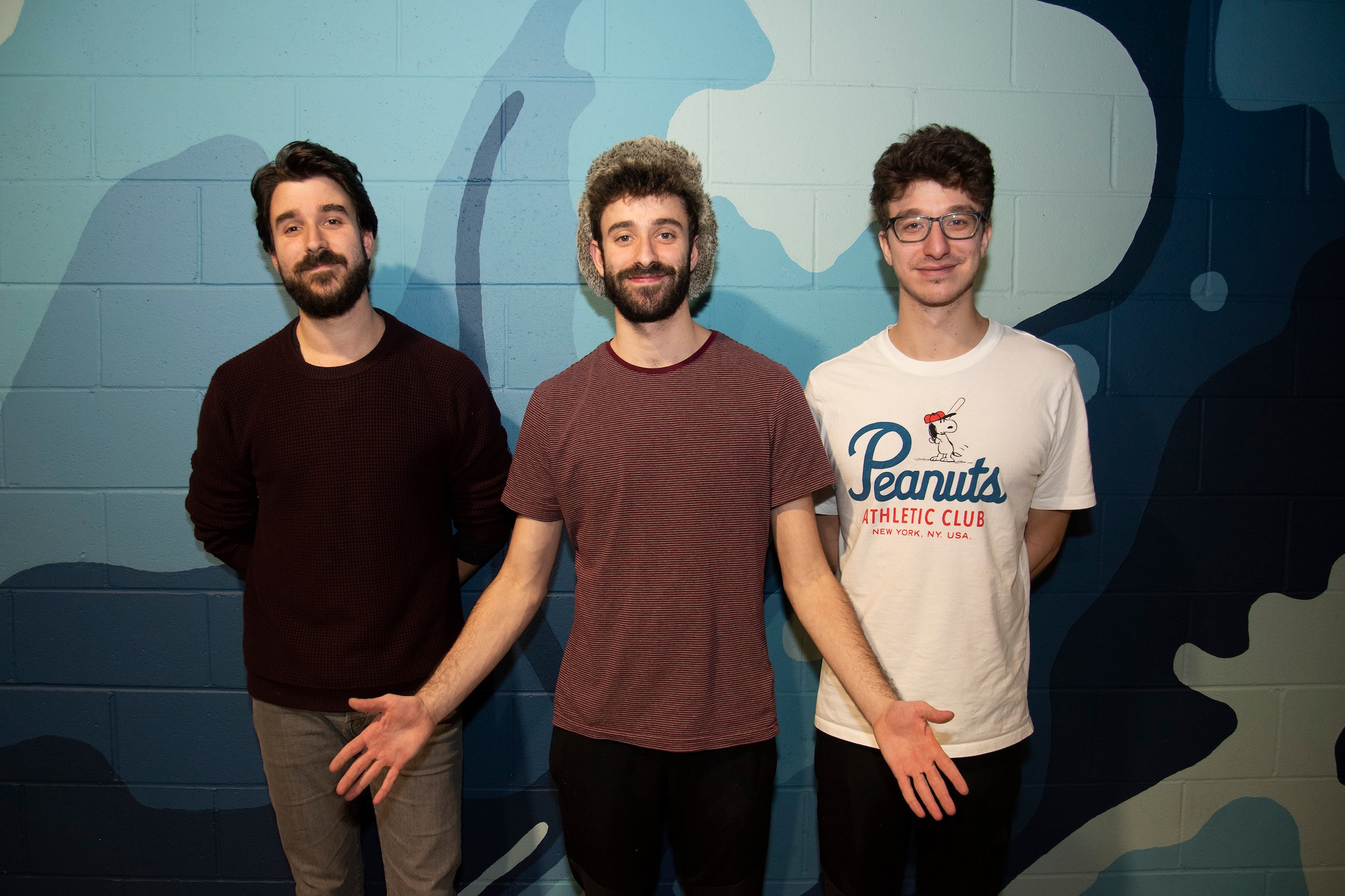 Adam, Jack and Ryan Met backstage before the LIVE Streamed iHeartRadio performance of AJR