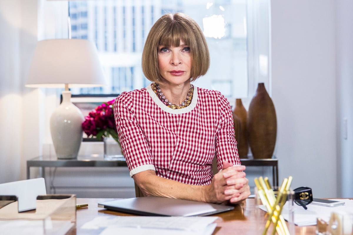 Anna Wintour during the "Anna Wintour: Comedy Icon" skit May 6, 2015