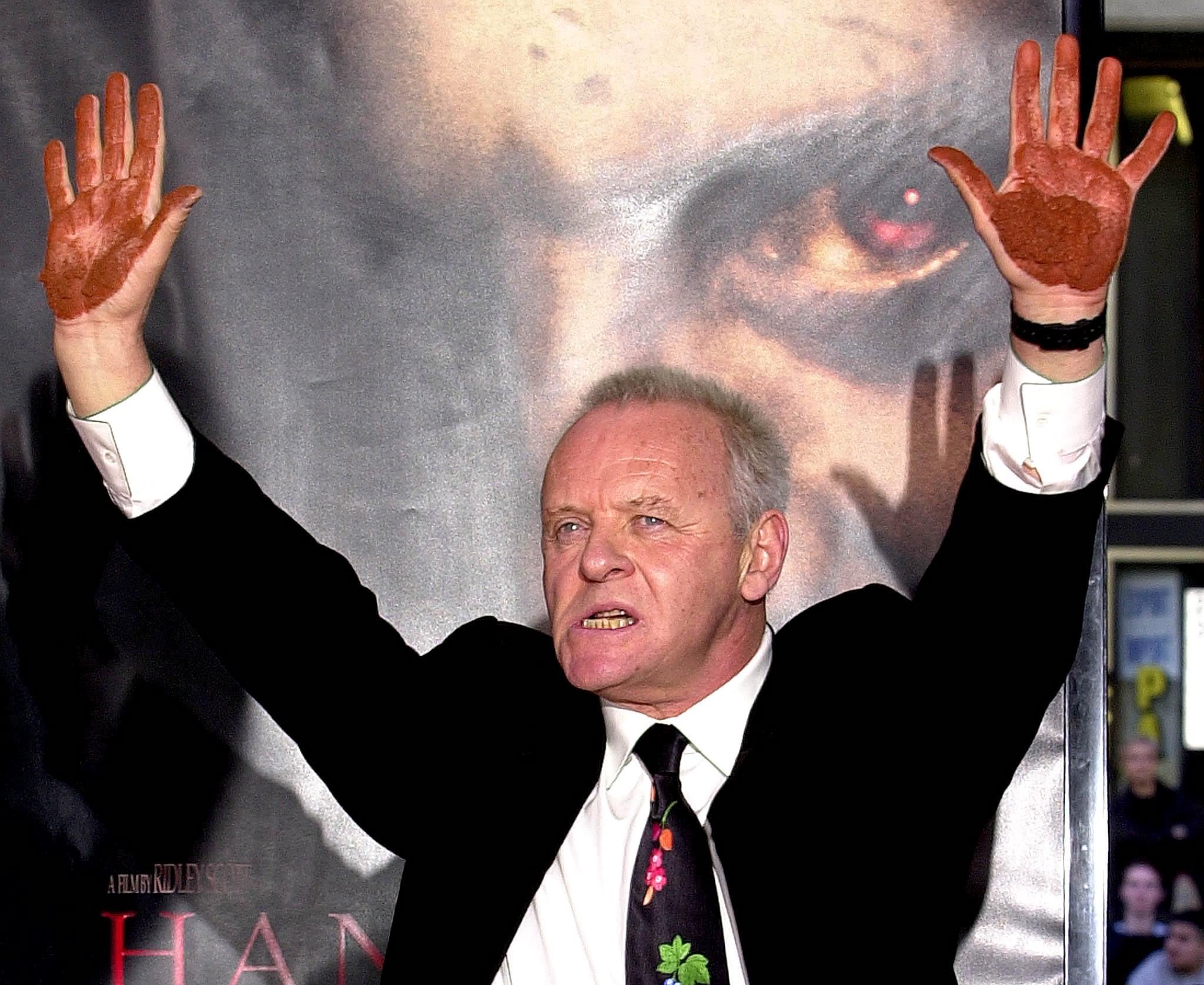 Anthony Hopkins handprints