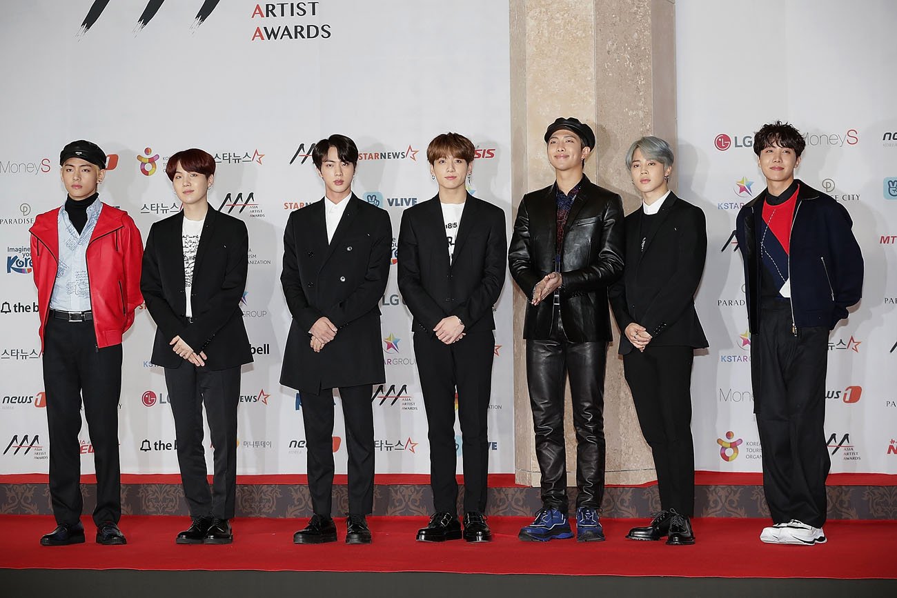 BTS on the red carpet