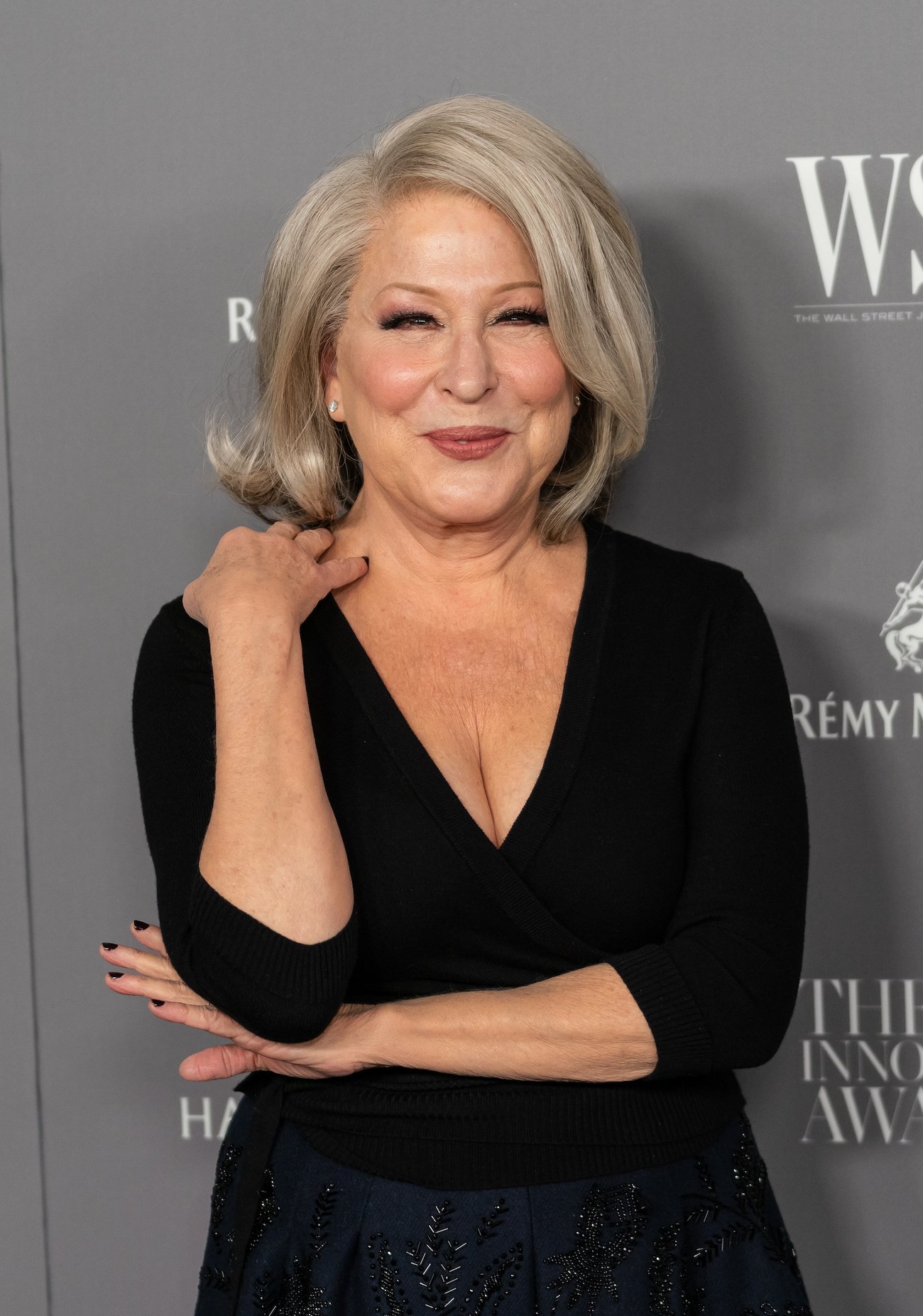 Bette Midler poses for cameras at the WSJ Mag 2019 Innovator Awards at the Museum of Modern Art