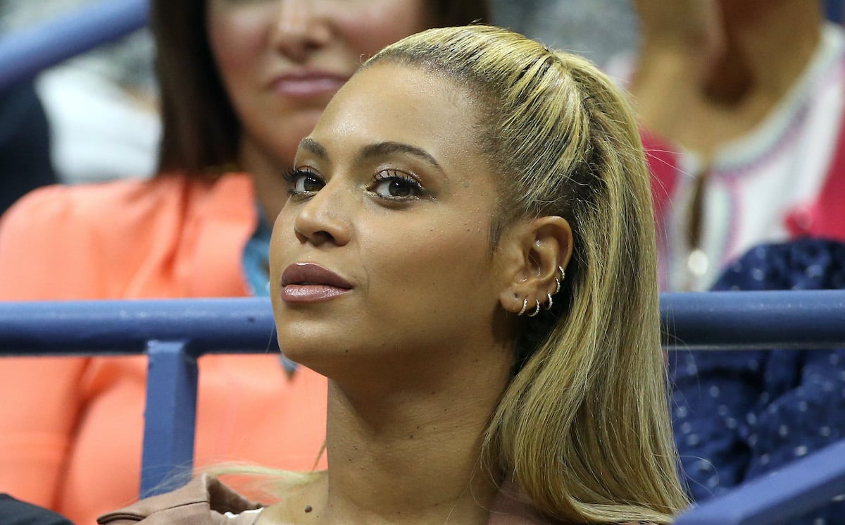 Beyoncé at a sporting event