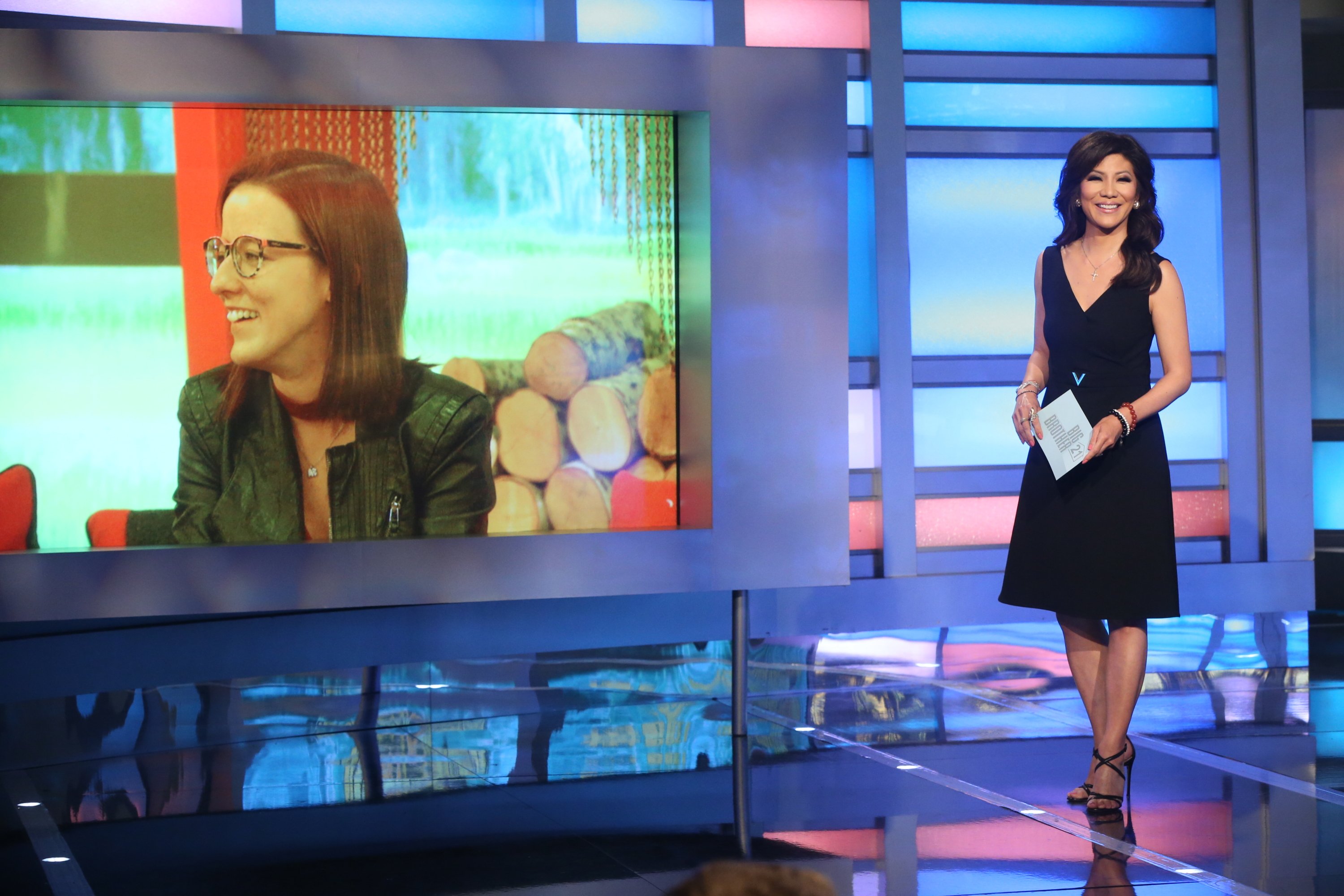 Julie Chen Moonves at the Big Brother Live Eviction show #12