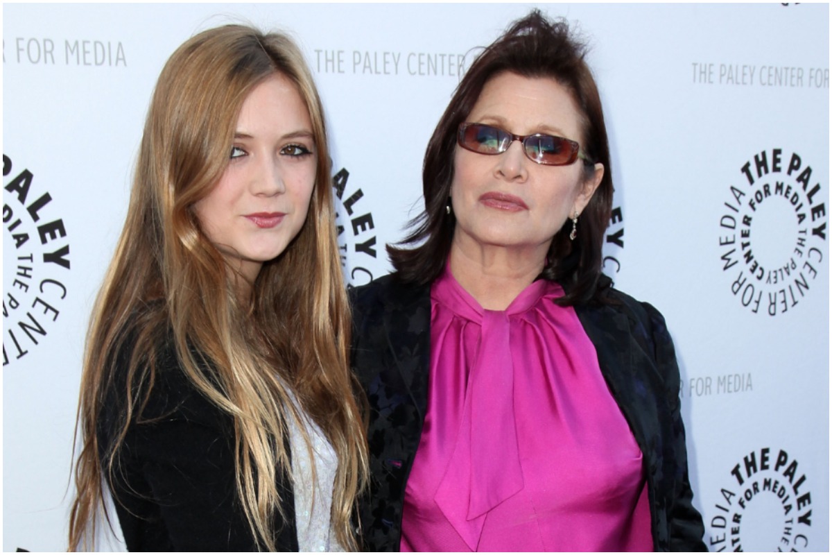 Billie Lourd and mother Carrie Fisher attend Paley Center & TCM present Debbie Reynolds' Hollywood memorabilia exhibit reception at The Paley Center for Media on June 7, 2011 in Beverly Hills, California.