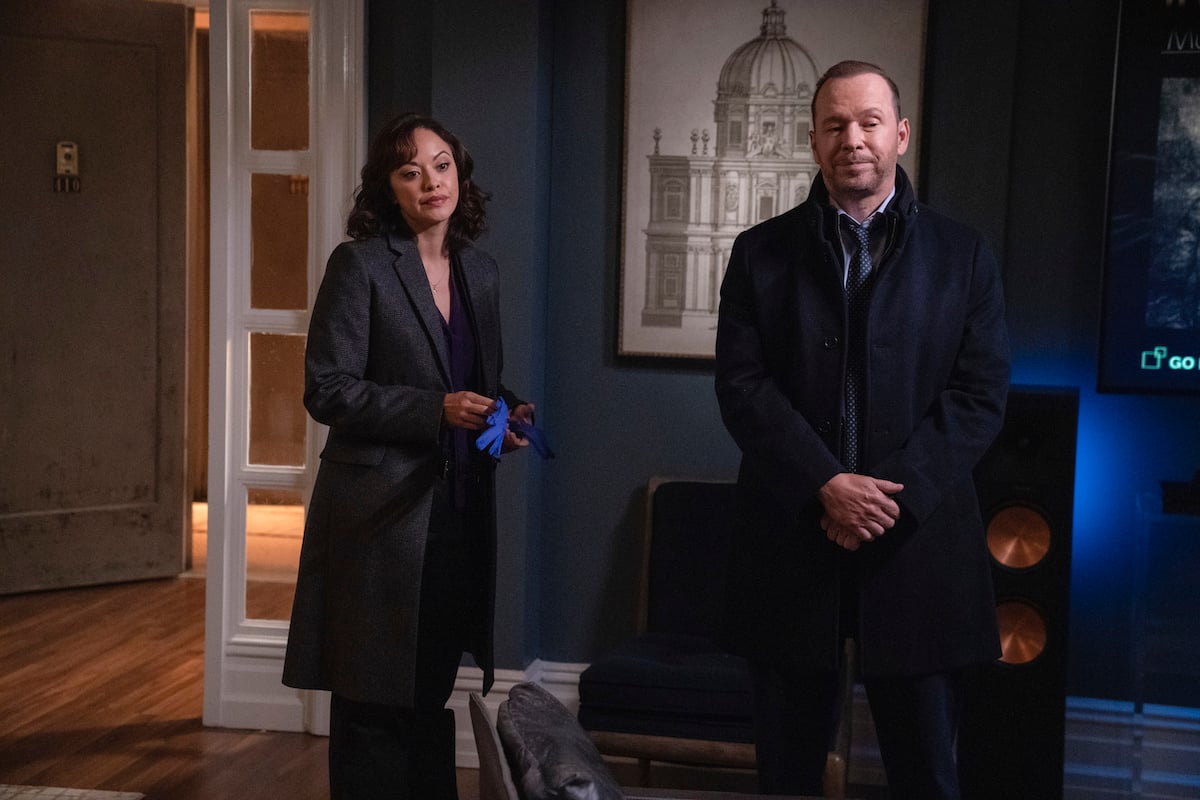 Marisa Ramirez as Maria Baez, Donnie Wahlberg as Danny Reagan on 'Blue Bloods'