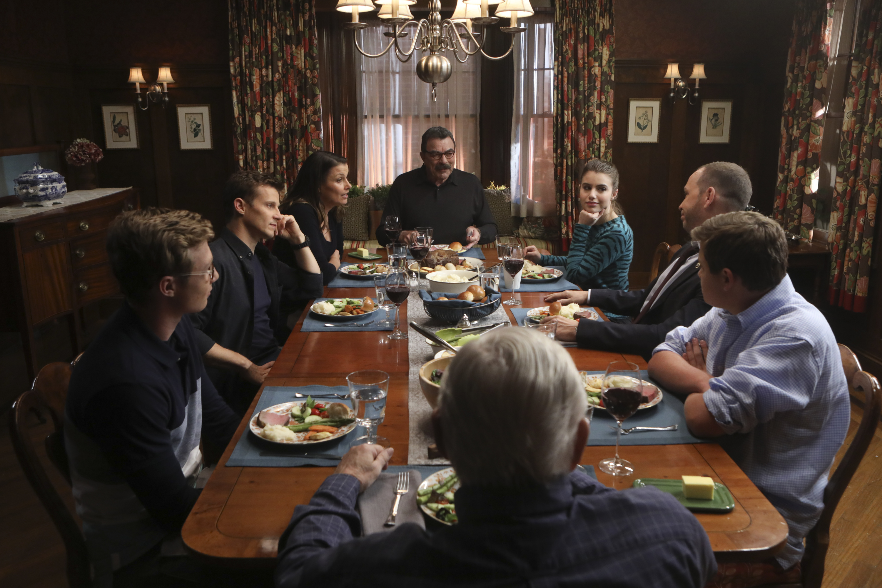 Blue Bloods family dinner  | Craig Blankenhorn/CBS via Getty Images