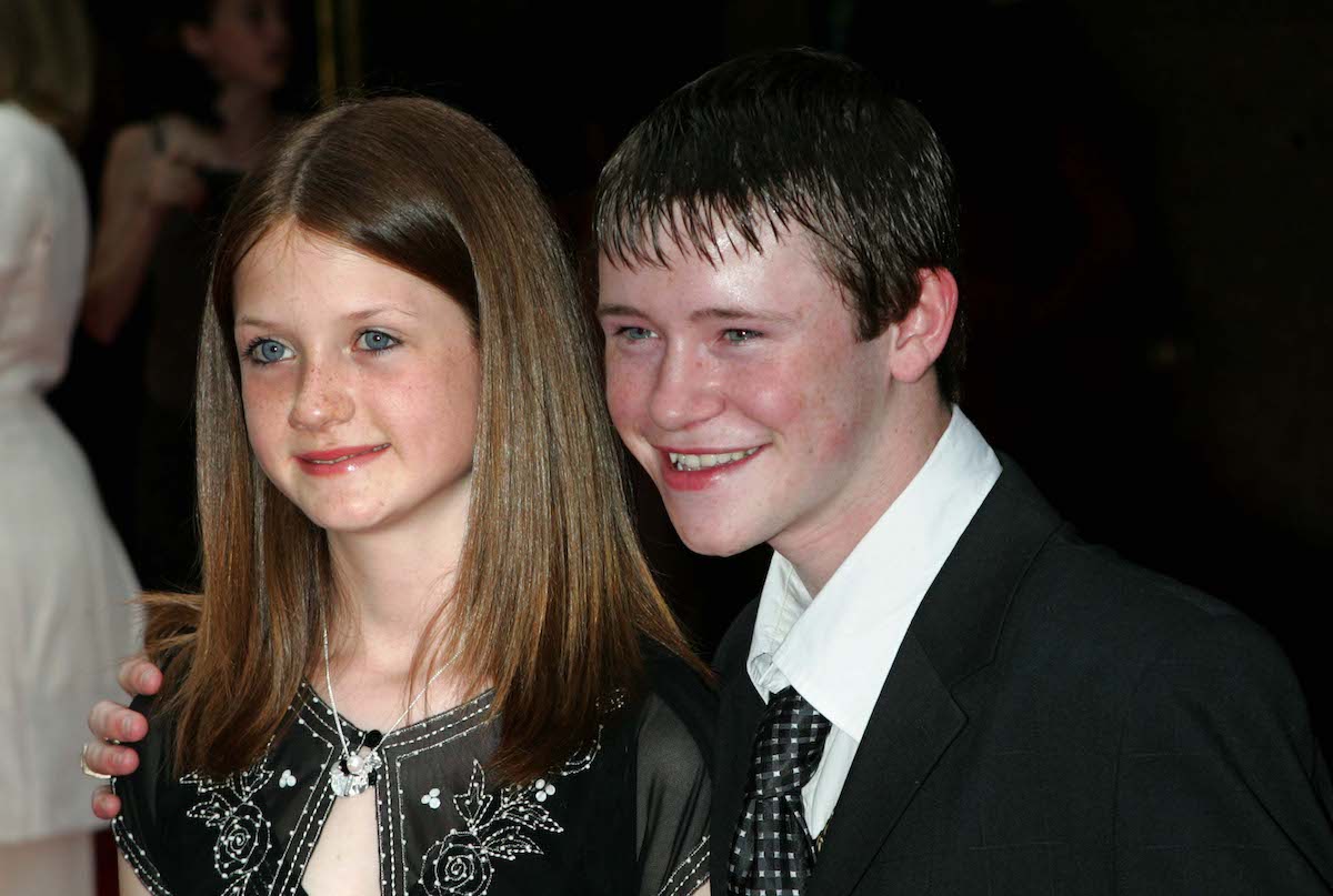 Bonnie Wright and Devon Murray