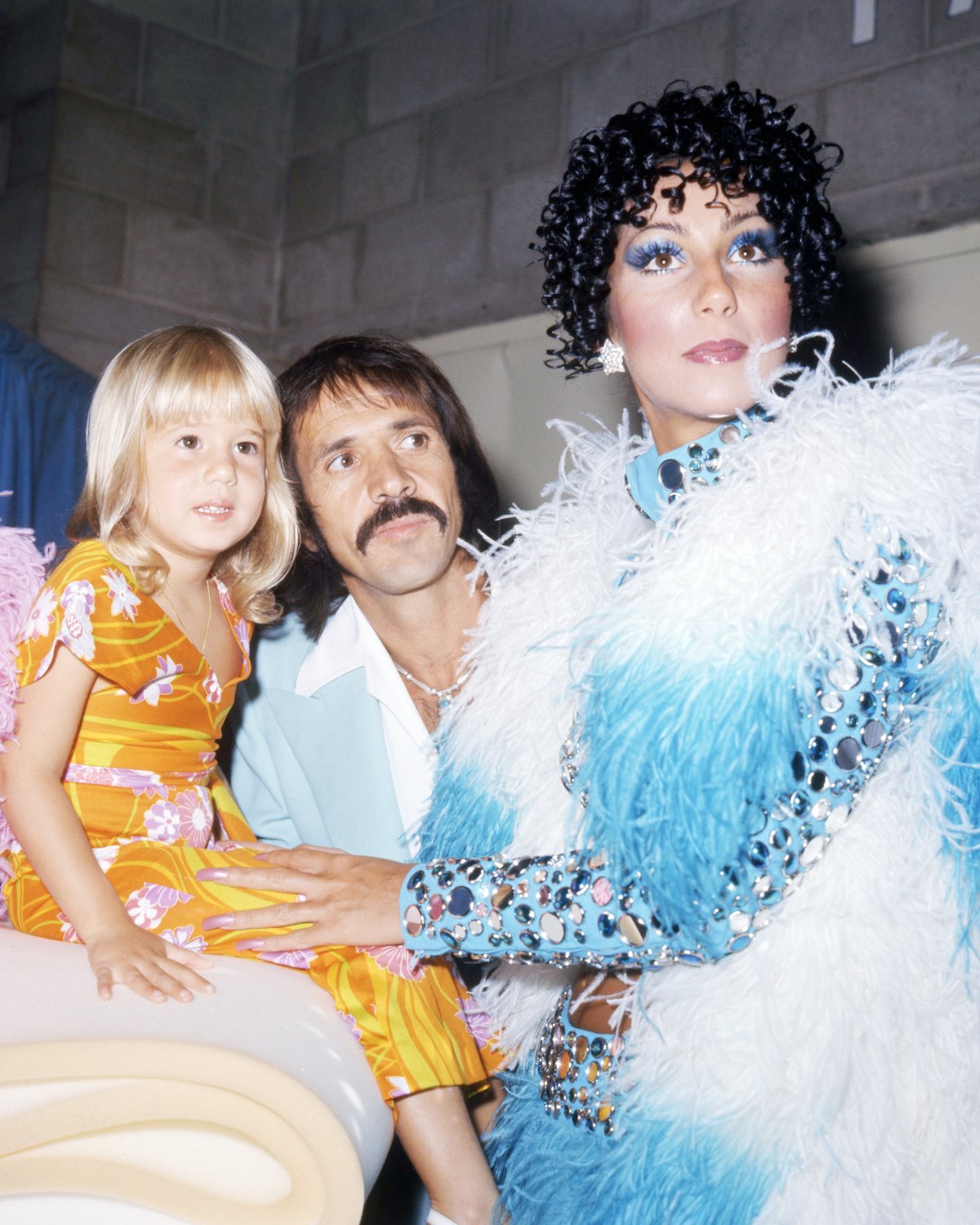 American pop singing duo Sonny & Cher with their child Chastity (later Chaz), circa 1973 | Silver Screen Collection/Getty Images