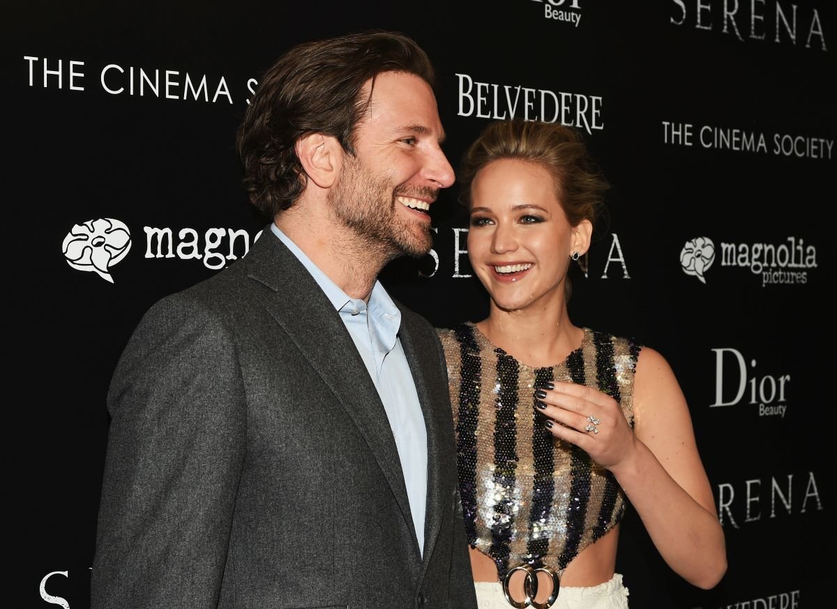 Jennifer Lawrence and Bradley Cooper