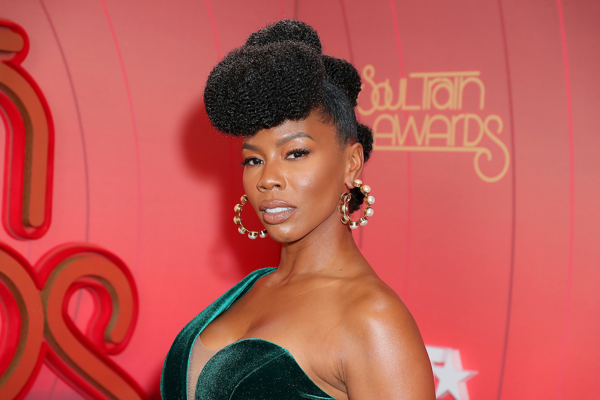 Brandee Evans on the red carpet