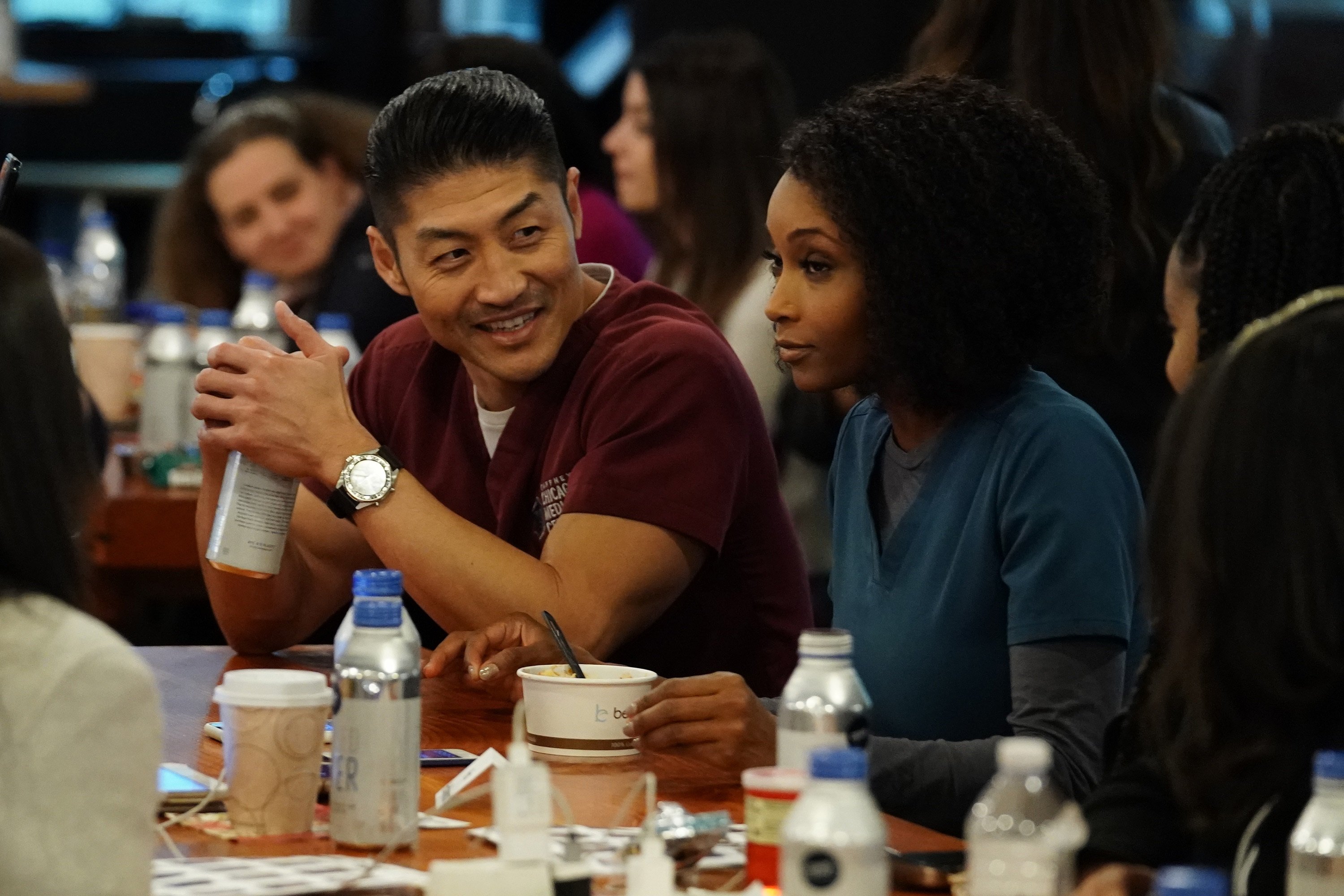 'Chicago Med' stars Brian Tee, and Yaya DaCosta