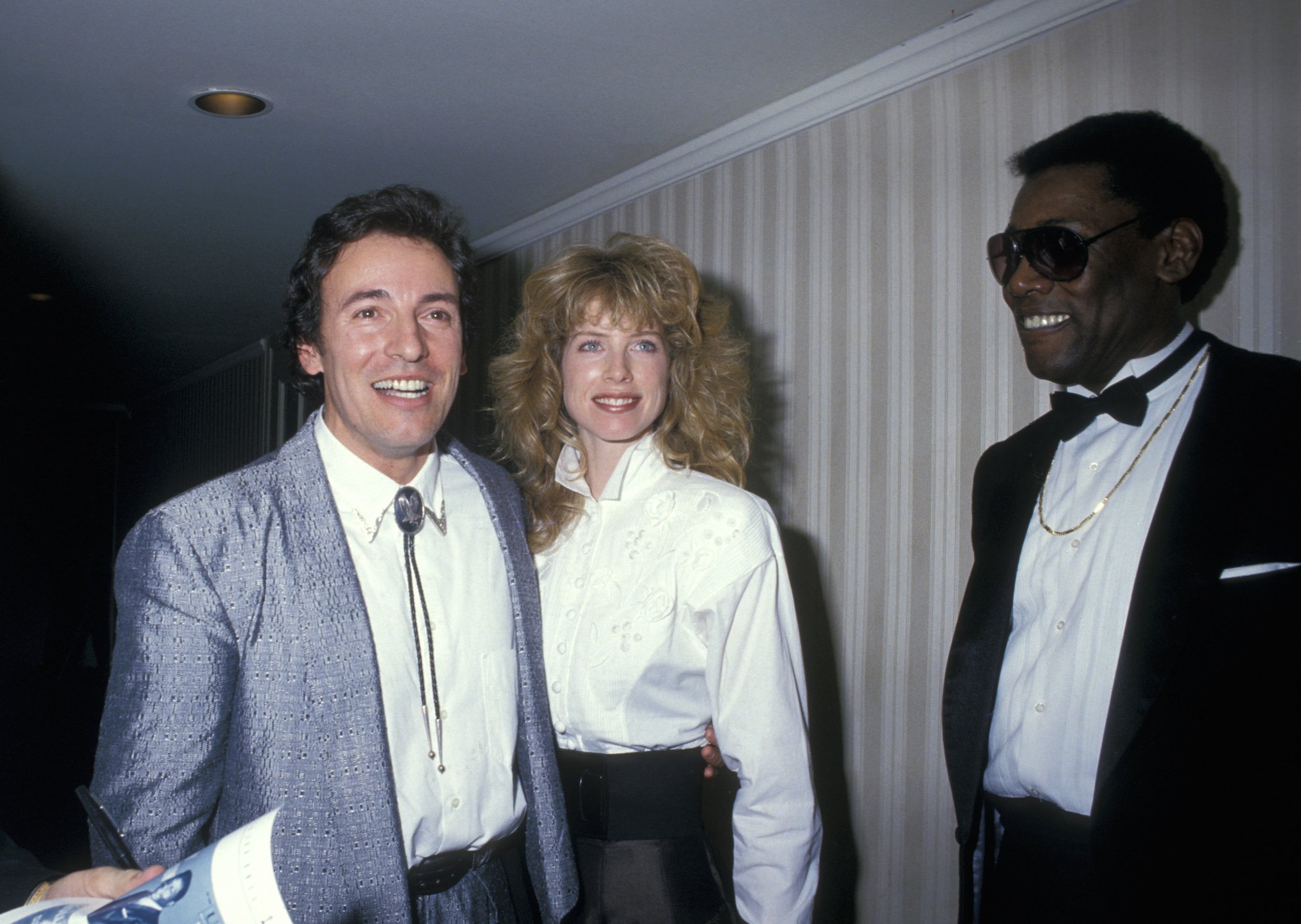 Bruce Springsteen and Julianne Phillips