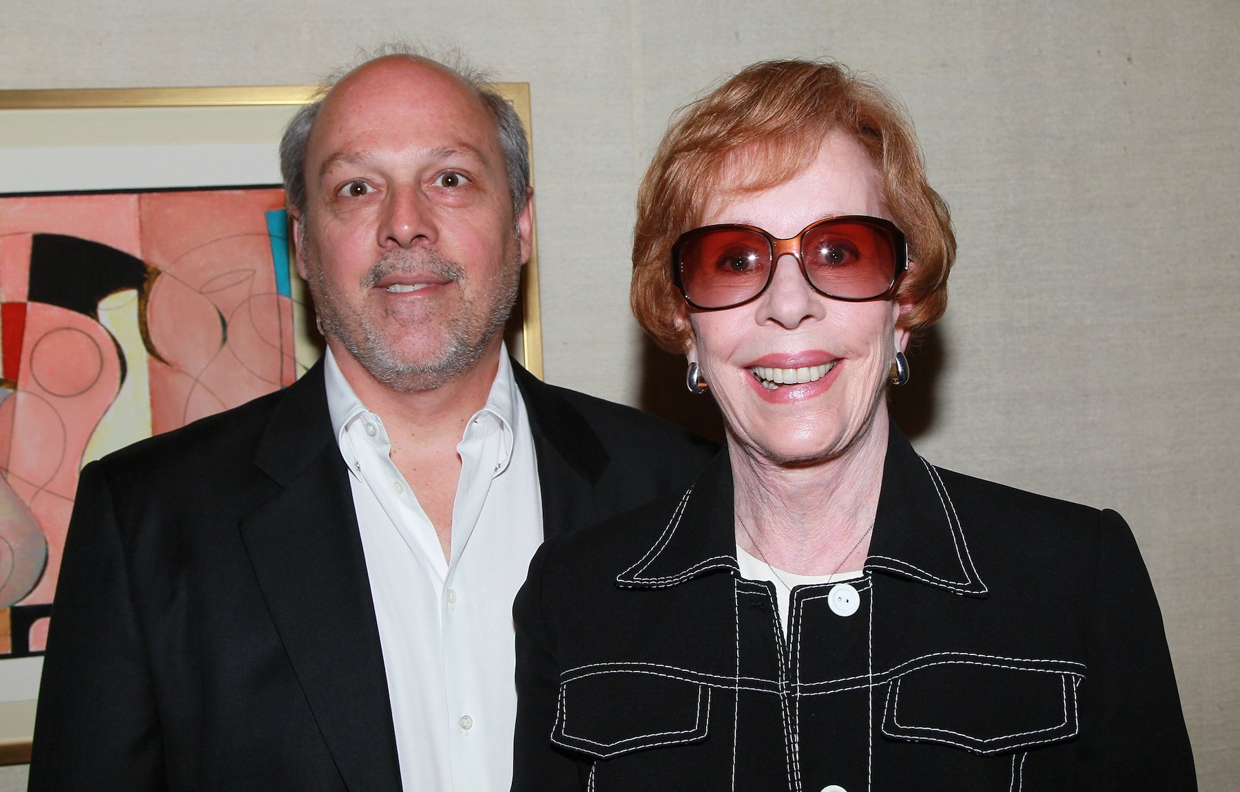 Carol Burnett (R) and husband Brian Miller