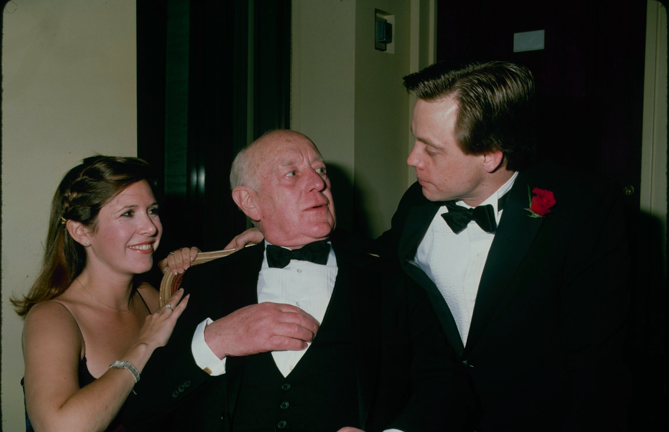 'Star Wars' actors Carrie Fisher, Alec Guinness, and Mark Hamill