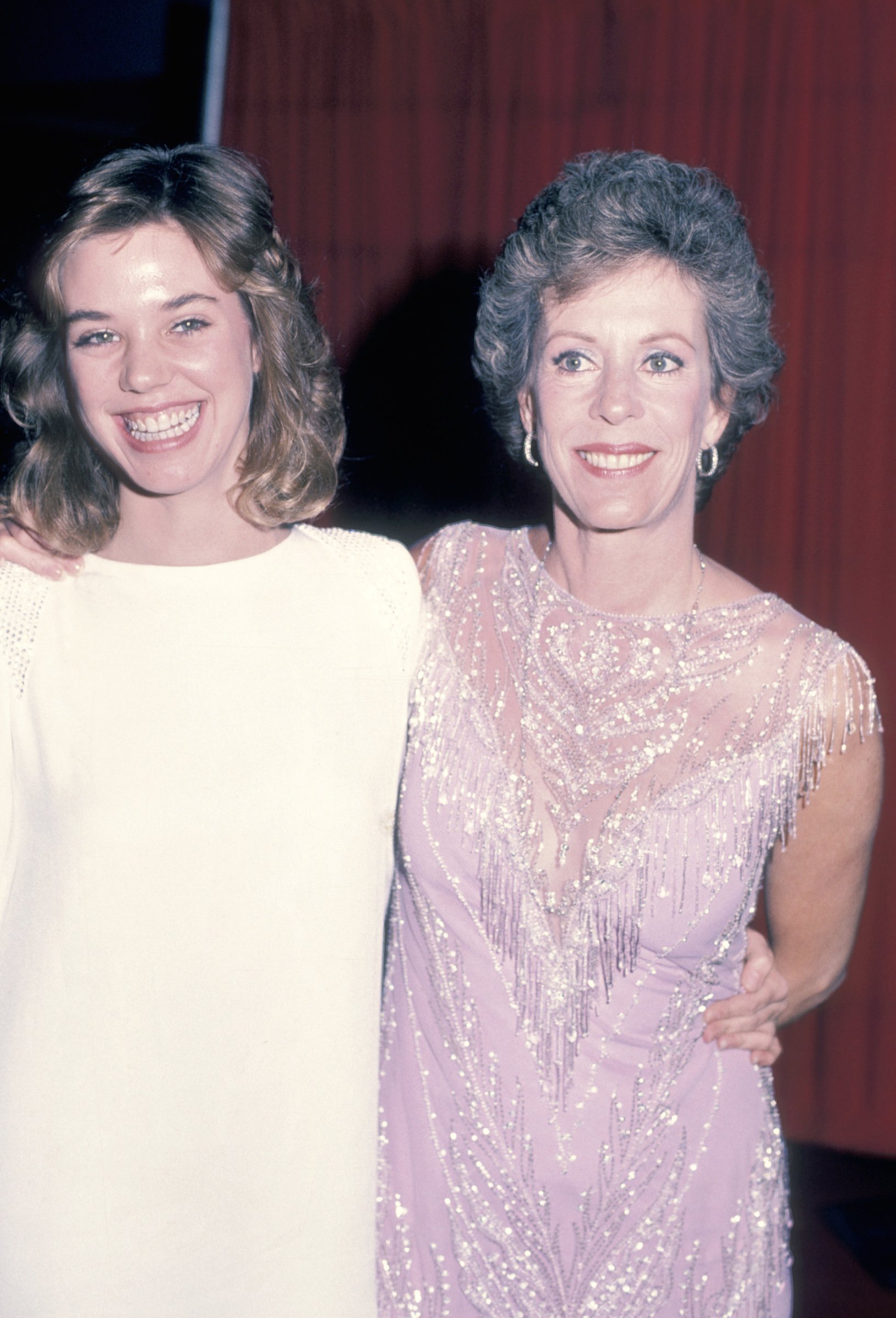 Carrie Hamilton and Carol Burnett