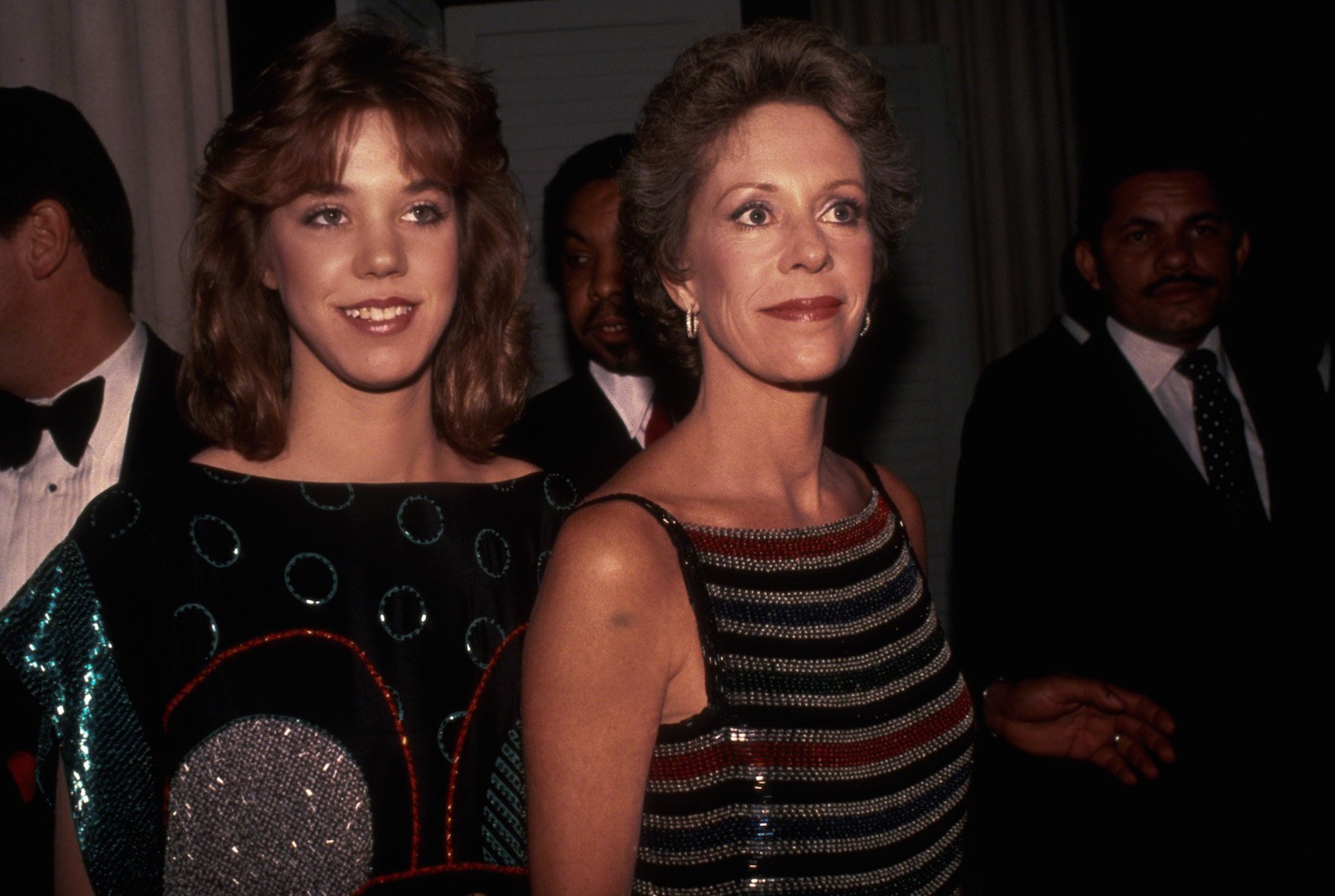 Carol Burnett with daughter Carrie Hamilton circa 1983