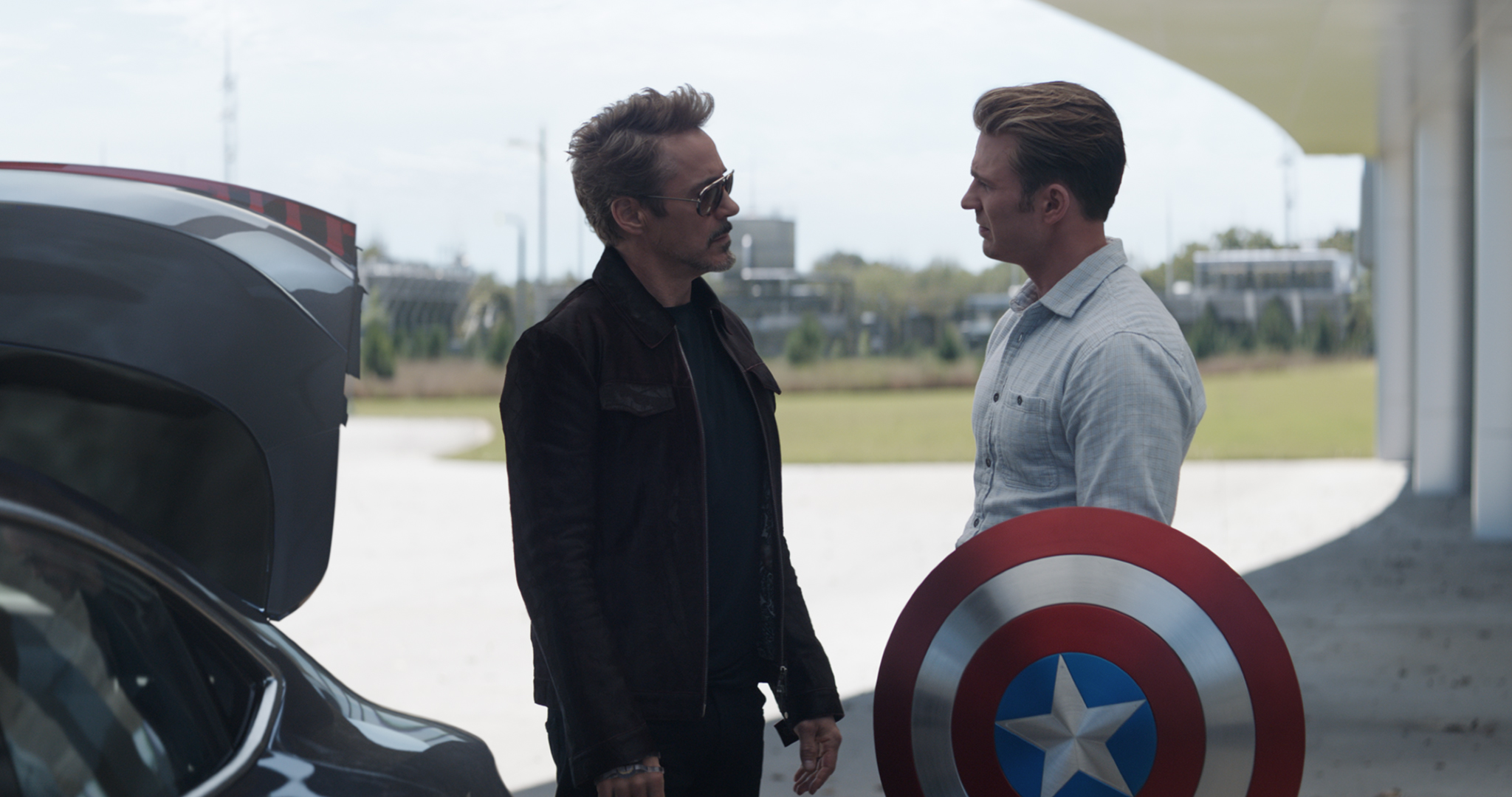 Chris Evans and Robert Downey Jr