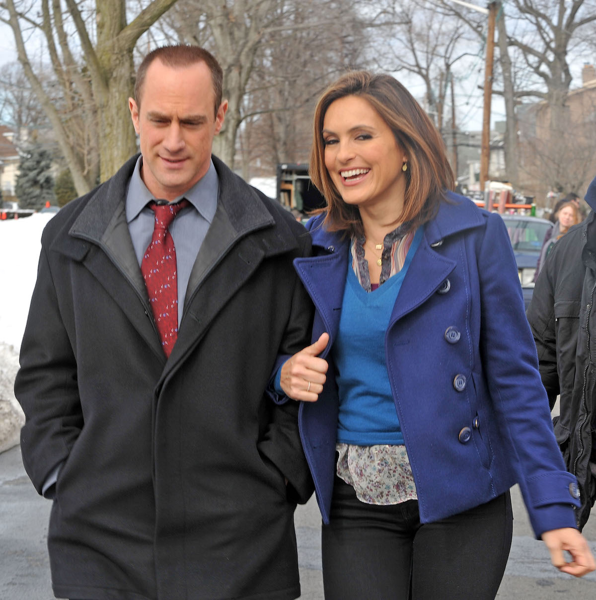 Christopher Meloni and Mariska Hargitay